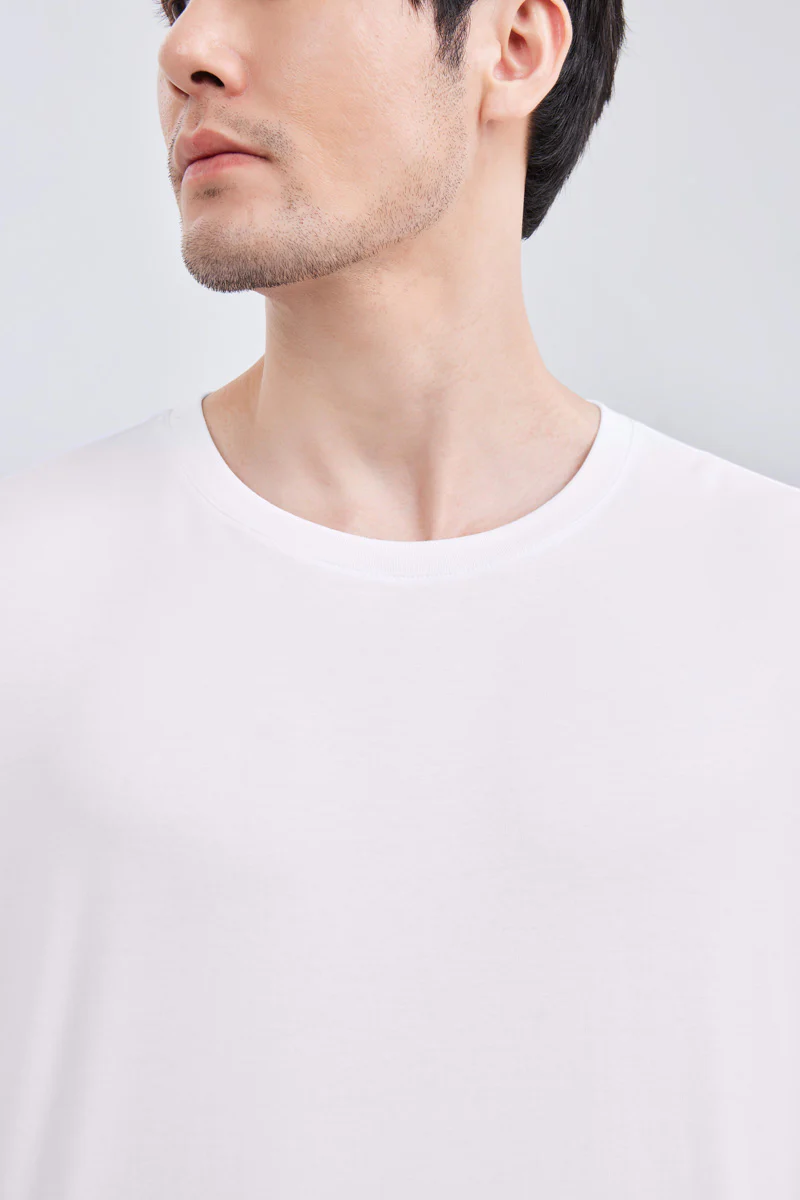 HeatGuard Crew Neck Long Sleeve T-Shirt | White WH001Z - Image 3
