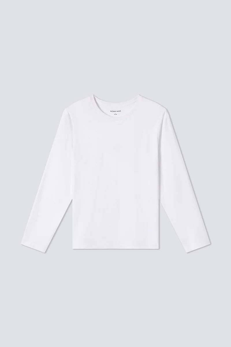 HeatGuard Crew Neck Long Sleeve T-Shirt | White WH001Z - Image 6