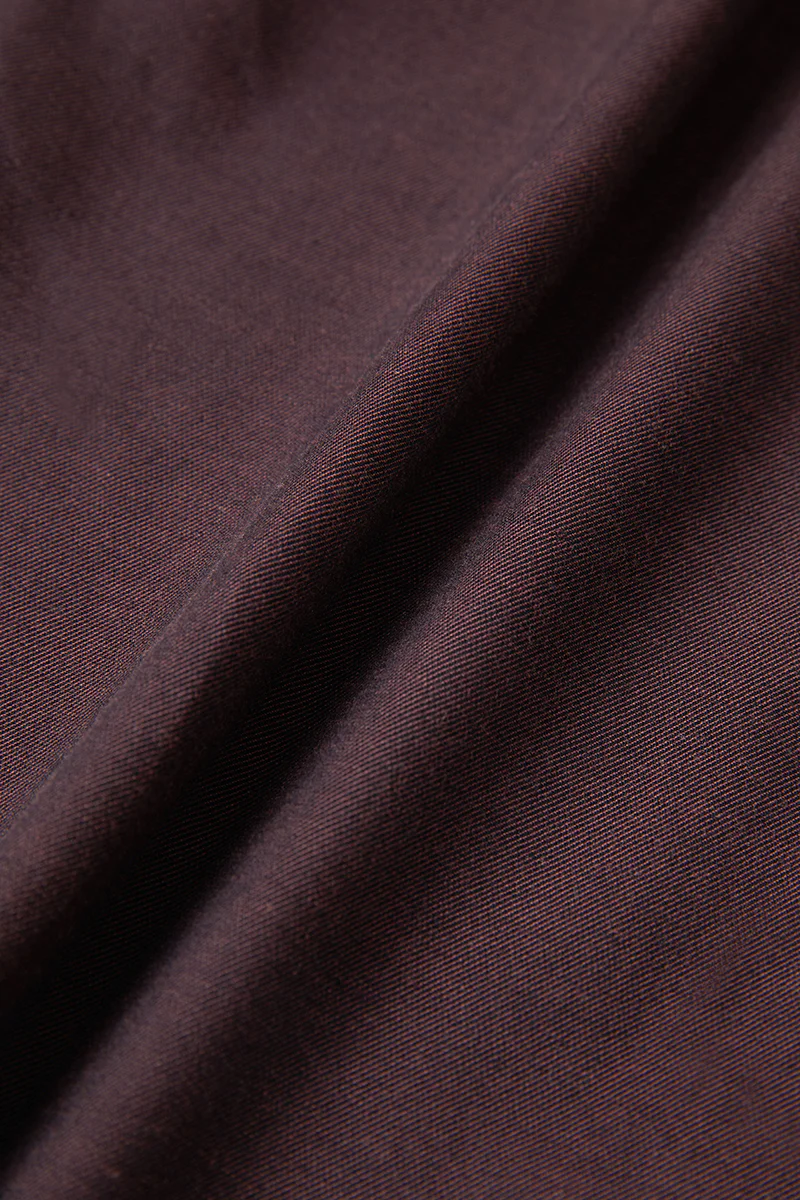 HeatGuard Flannel Button-Down Smart Shirt | Brown BRE102 - Image 8