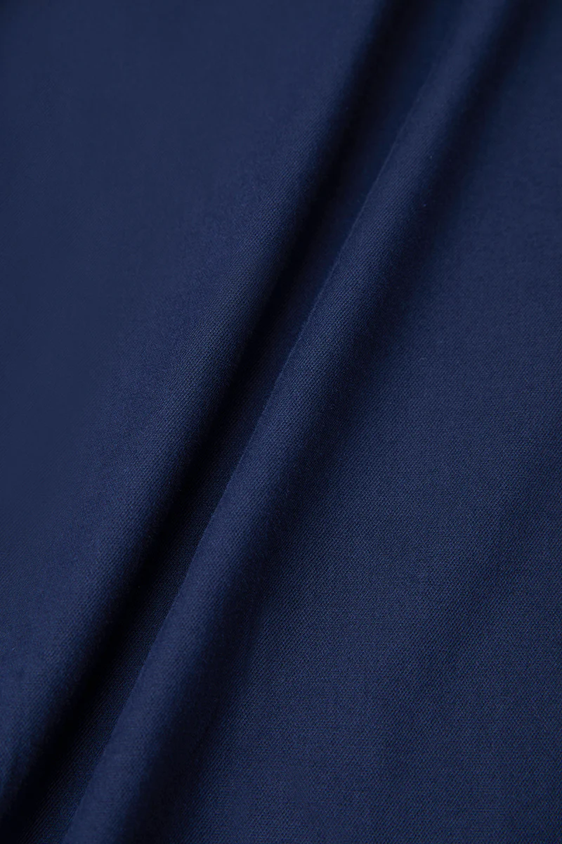 HeatGuard Flannel Button-Down Smart Shirt | Navy NYE069 - Image 9