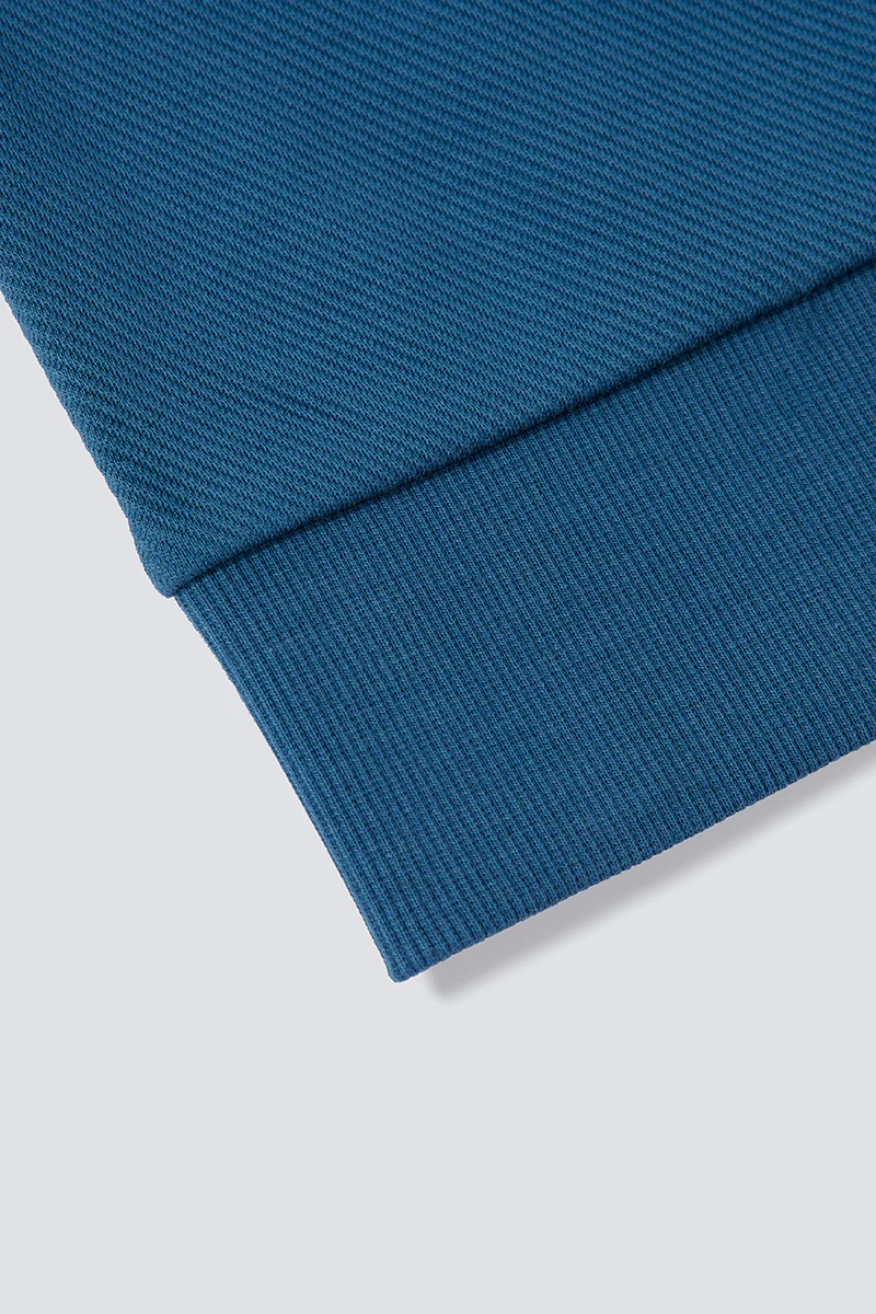 HeatGuard Jacquard Long Sleeve Polo | Teal PT4126 - Image 9