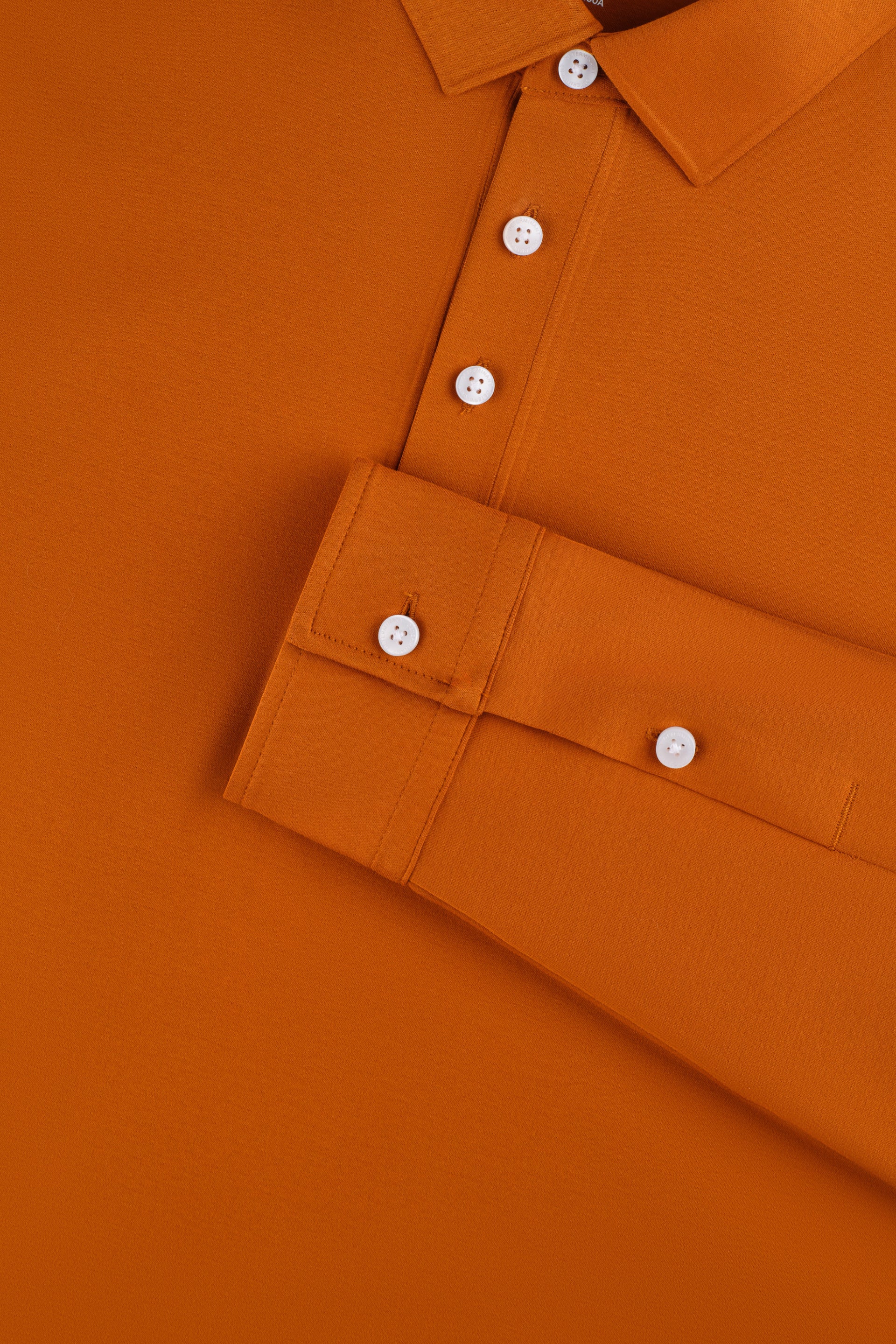 HeatGuard Long Sleeve Polo | Apricot Orange PT1163 - Image 3