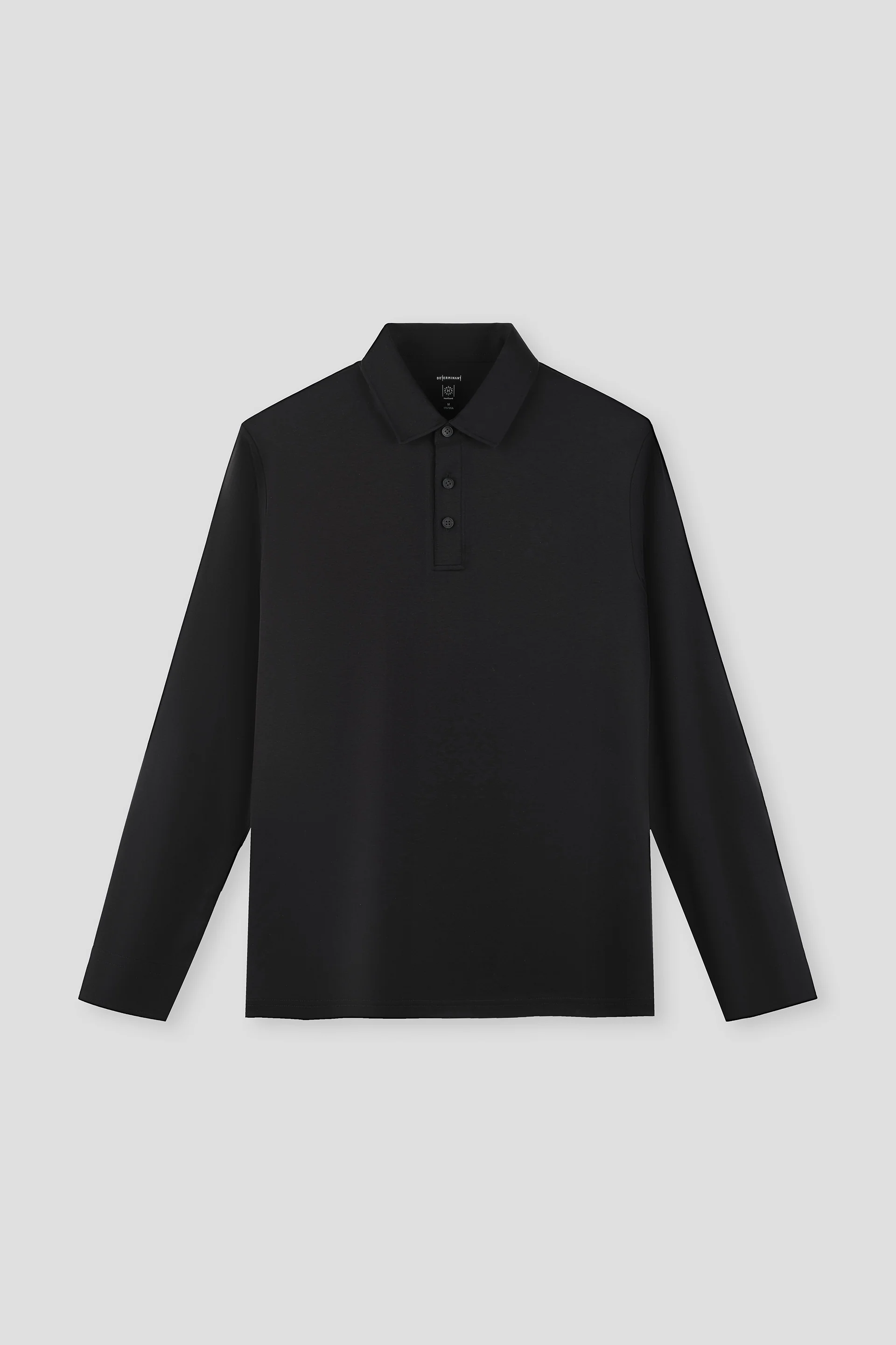HeatGuard Long Sleeve Polo | Black BKFD01 - Image 2
