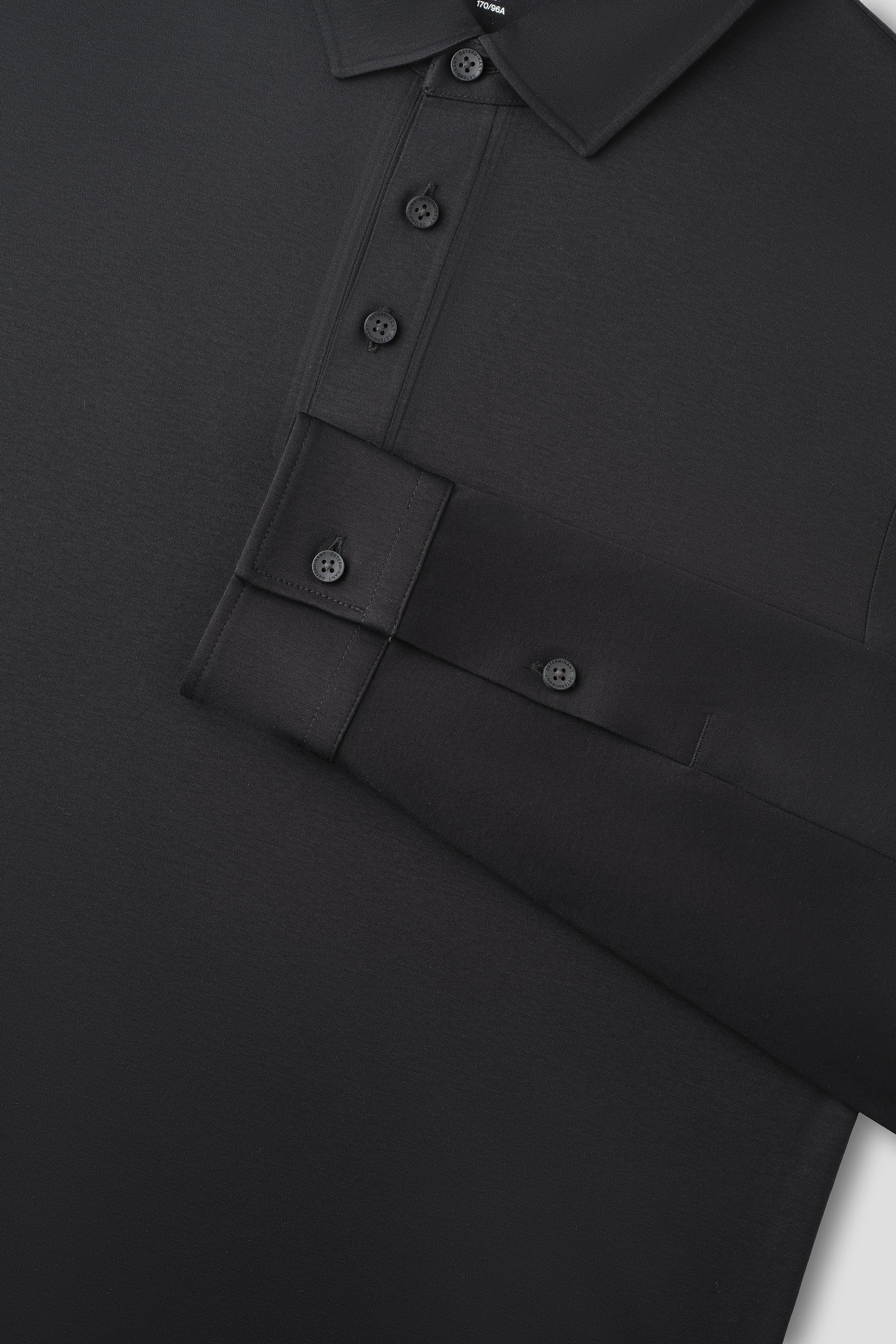 HeatGuard Long Sleeve Polo | Black BKFD01 - Image 4
