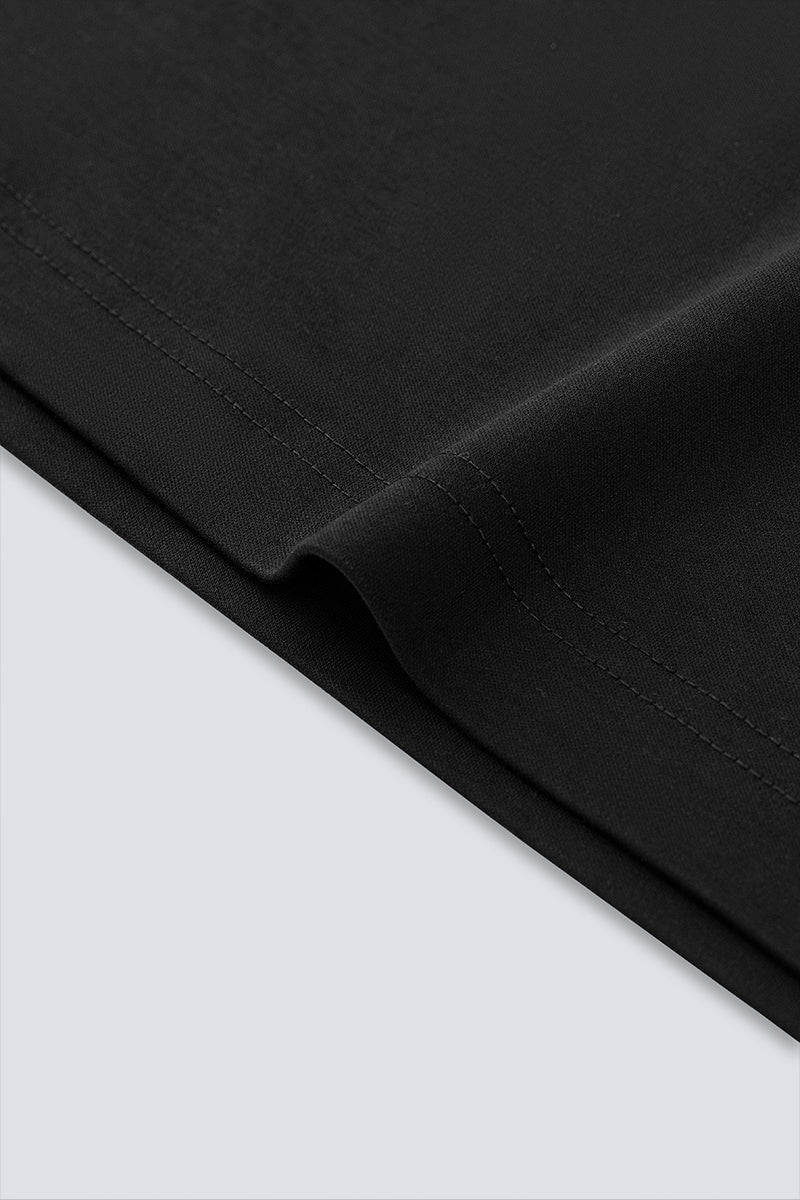 HeatGuard Mock Neck Long Sleeve T-Shirt | Black BKFD01 - Image 7