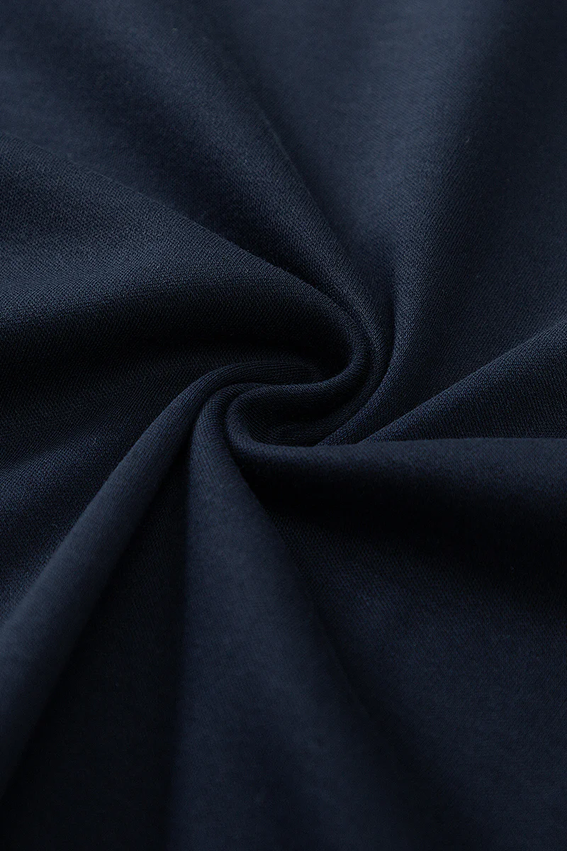 HeatGuard Mock Neck Long Sleeve T-Shirt | Navy NNY096 - Image 8