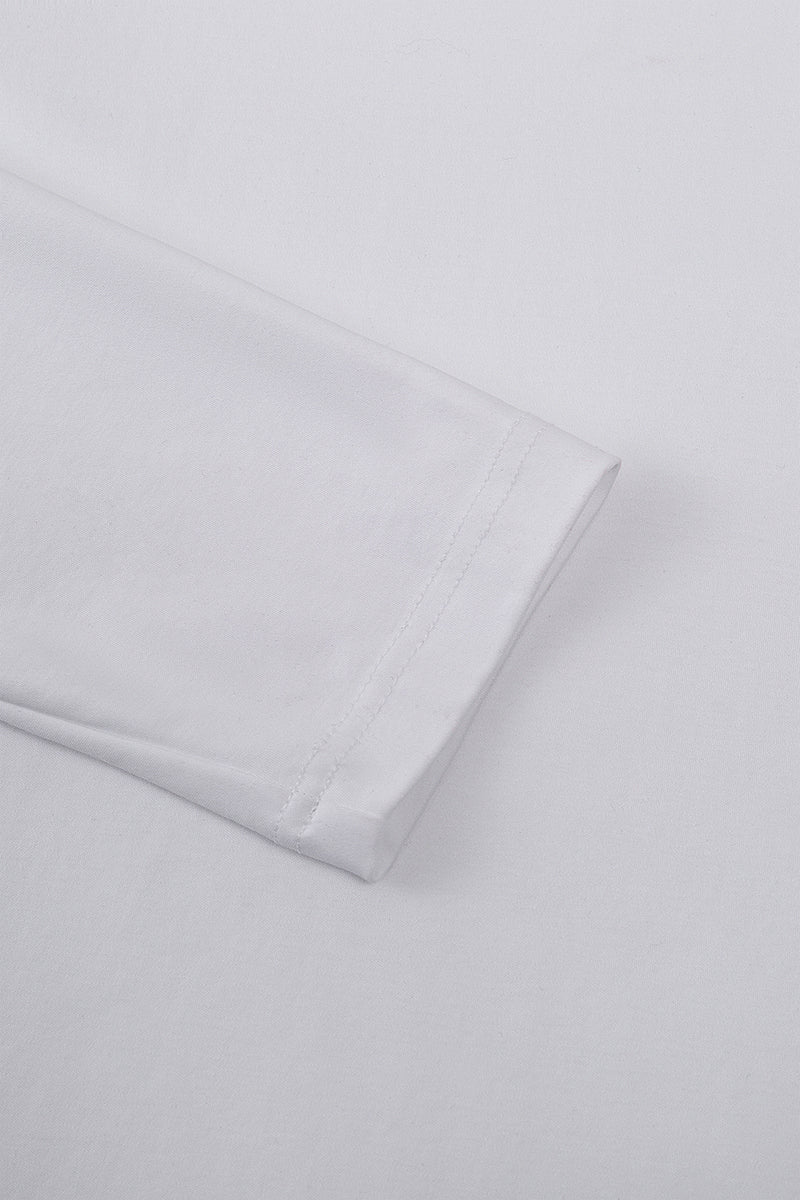 HeatGuard Mock Neck Long Sleeve T-Shirt | White WH001Z - Image 9