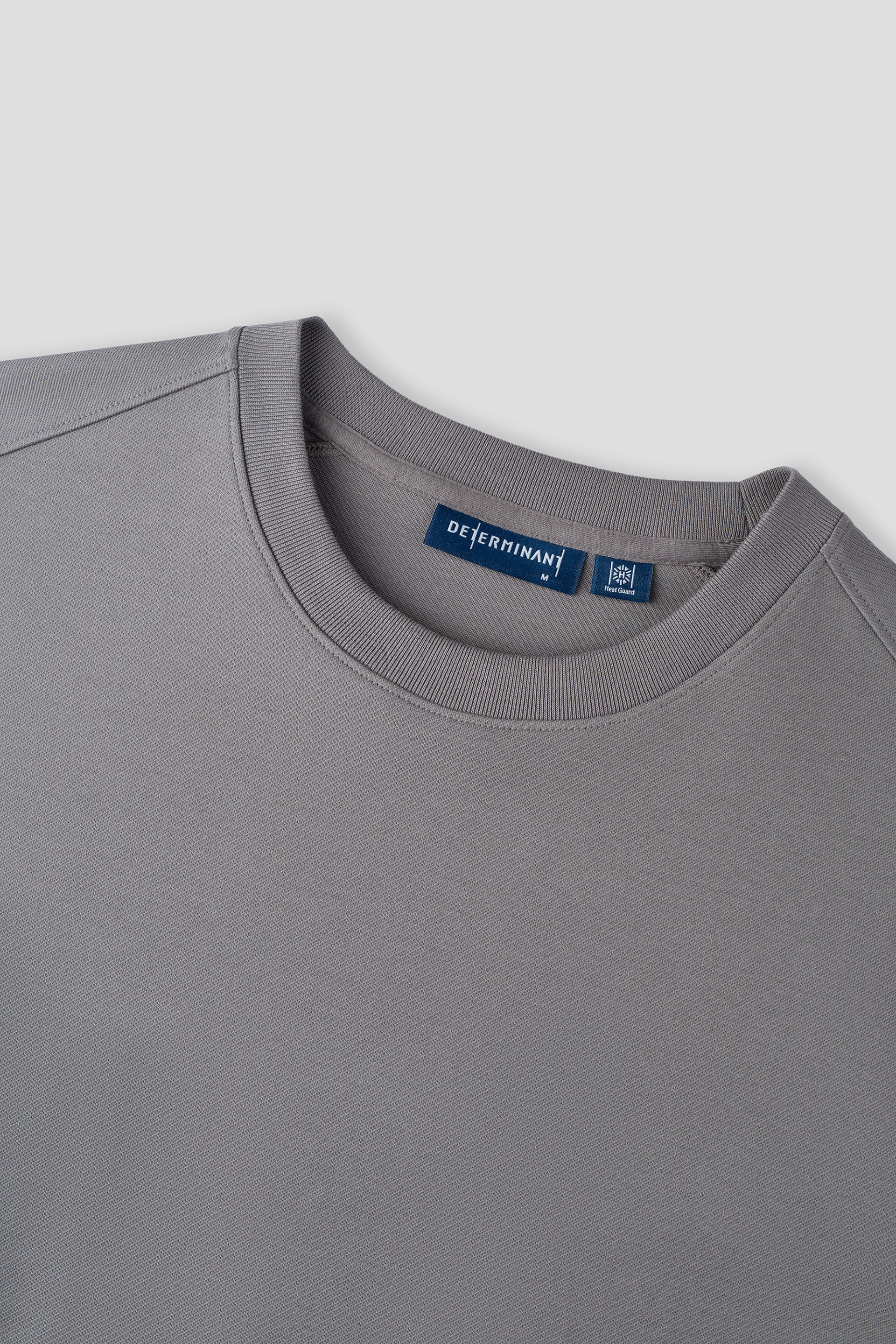 HeatGuard Twill Jacquard Crew Neck Sweatshirt | Grey GYE145 - Image 3