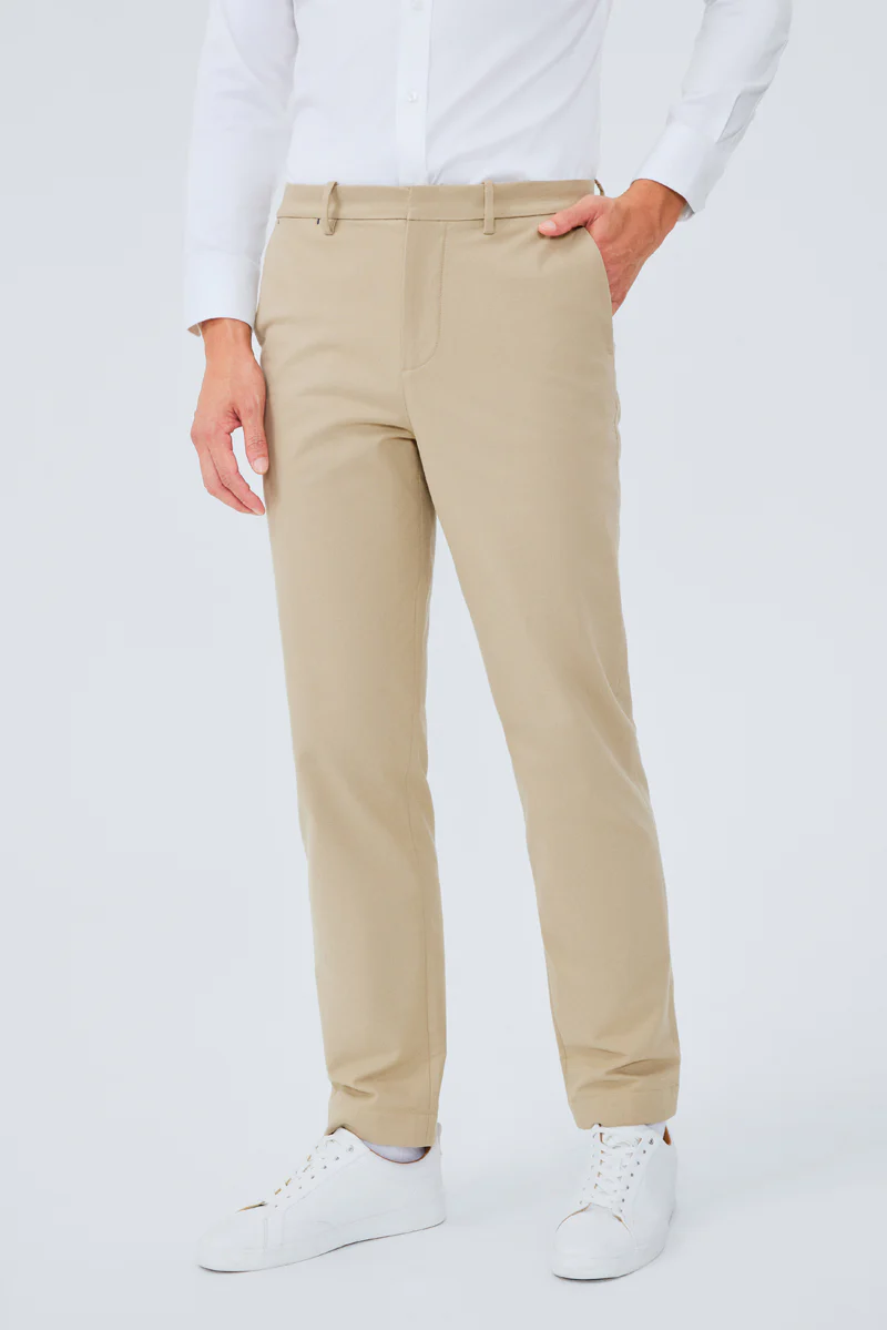 HeatGuard Water Repellent Smart Pants | Khaki GYE168 - Image 3