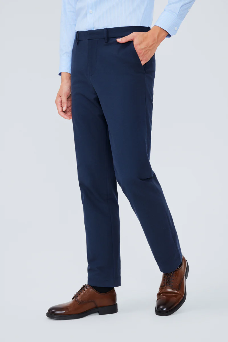 HeatGuard Water Repellent Smart Pants | Navy NYE069 - Image 3