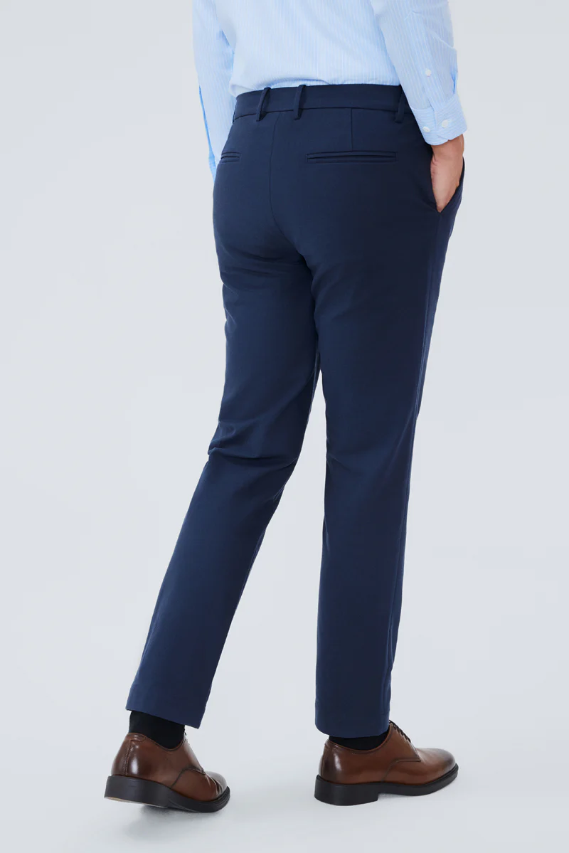 HeatGuard Water Repellent Smart Pants | Navy NYE069 - Image 4