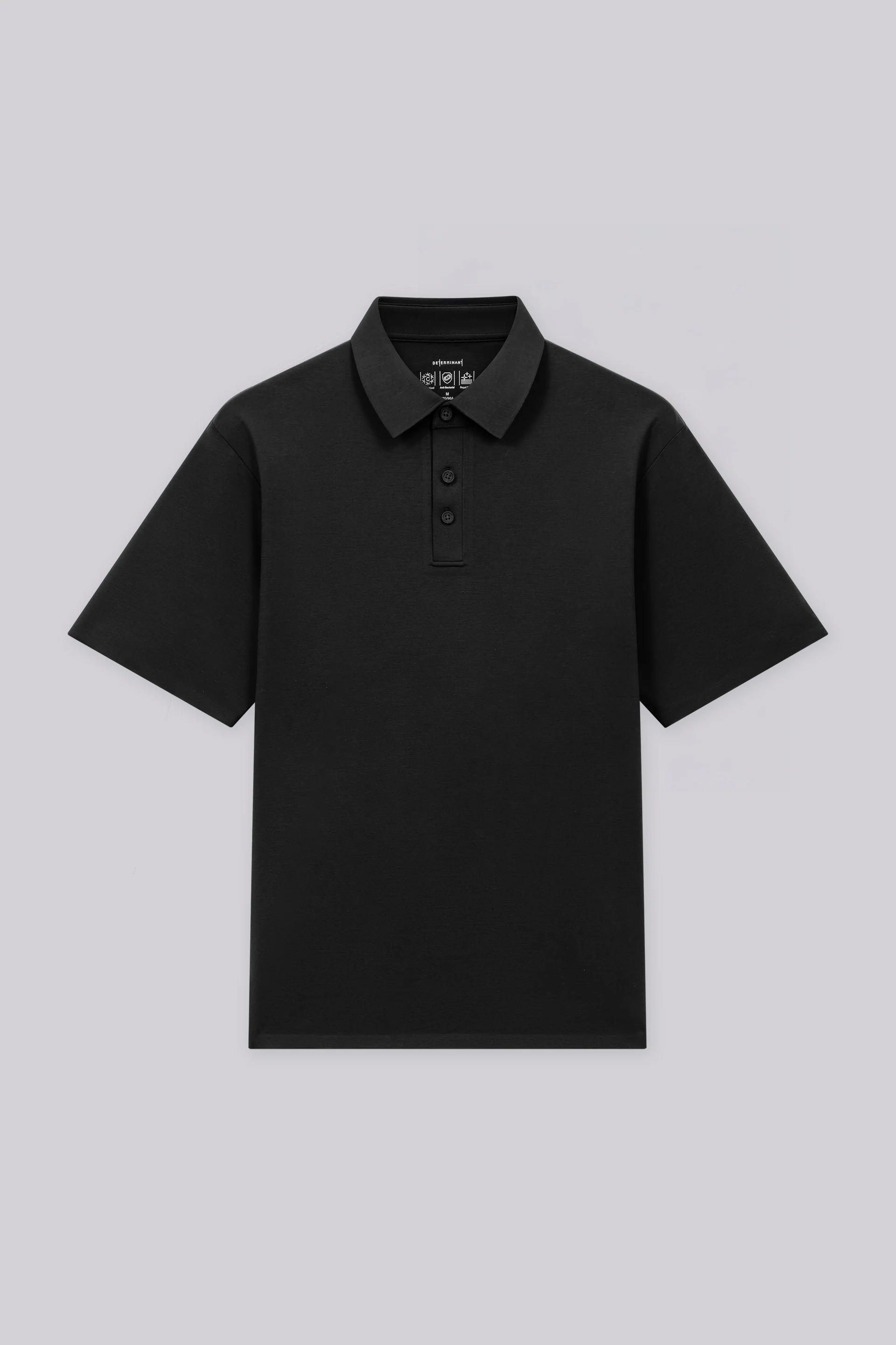 InstantCool Bonded Jersey Polo | Black BKFD01 - Image 5