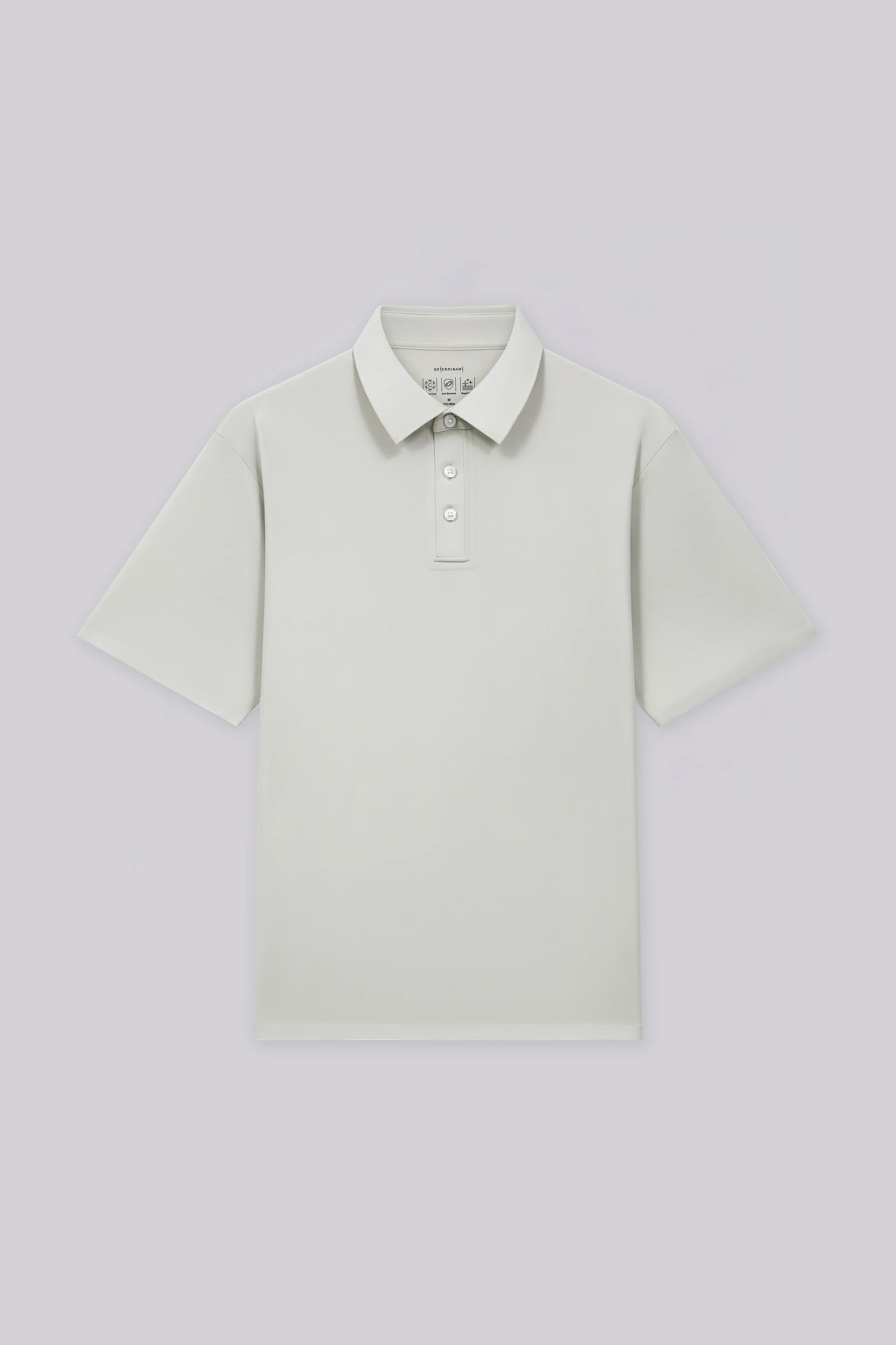 InstantCool Bonded Jersey Polo | Light Grey GYFL01 - Image 5