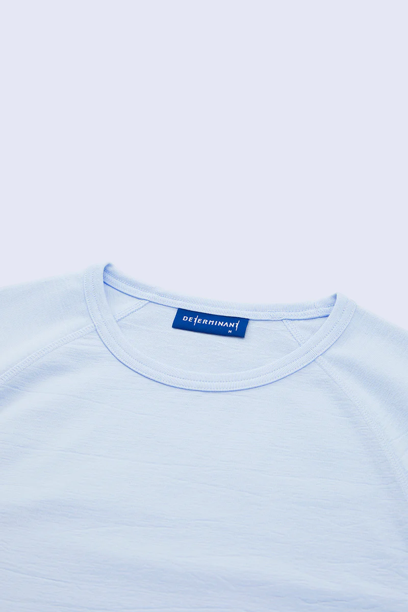 InstantCool Raglan Curved Hem T-Shirt | Light Blue 15940P - Image 7