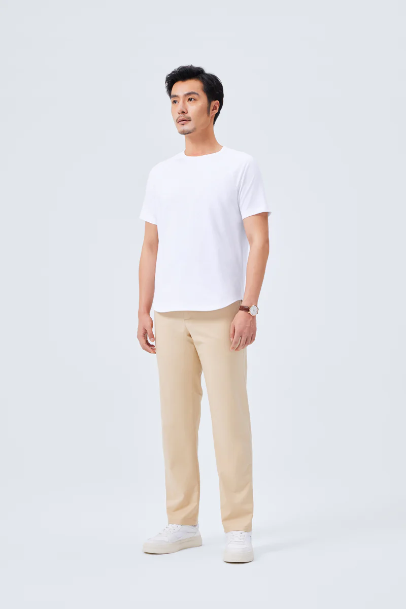 InstantCool Raglan Curved Hem T-Shirt | White WH001Z - Image 3
