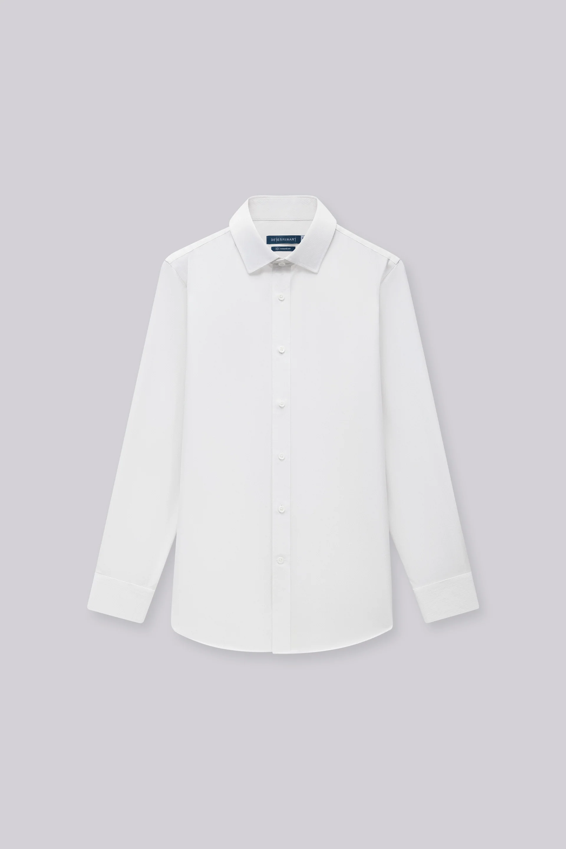 InstantCool Dobby Dress Shirt | Blanc White 27230N - Image 4