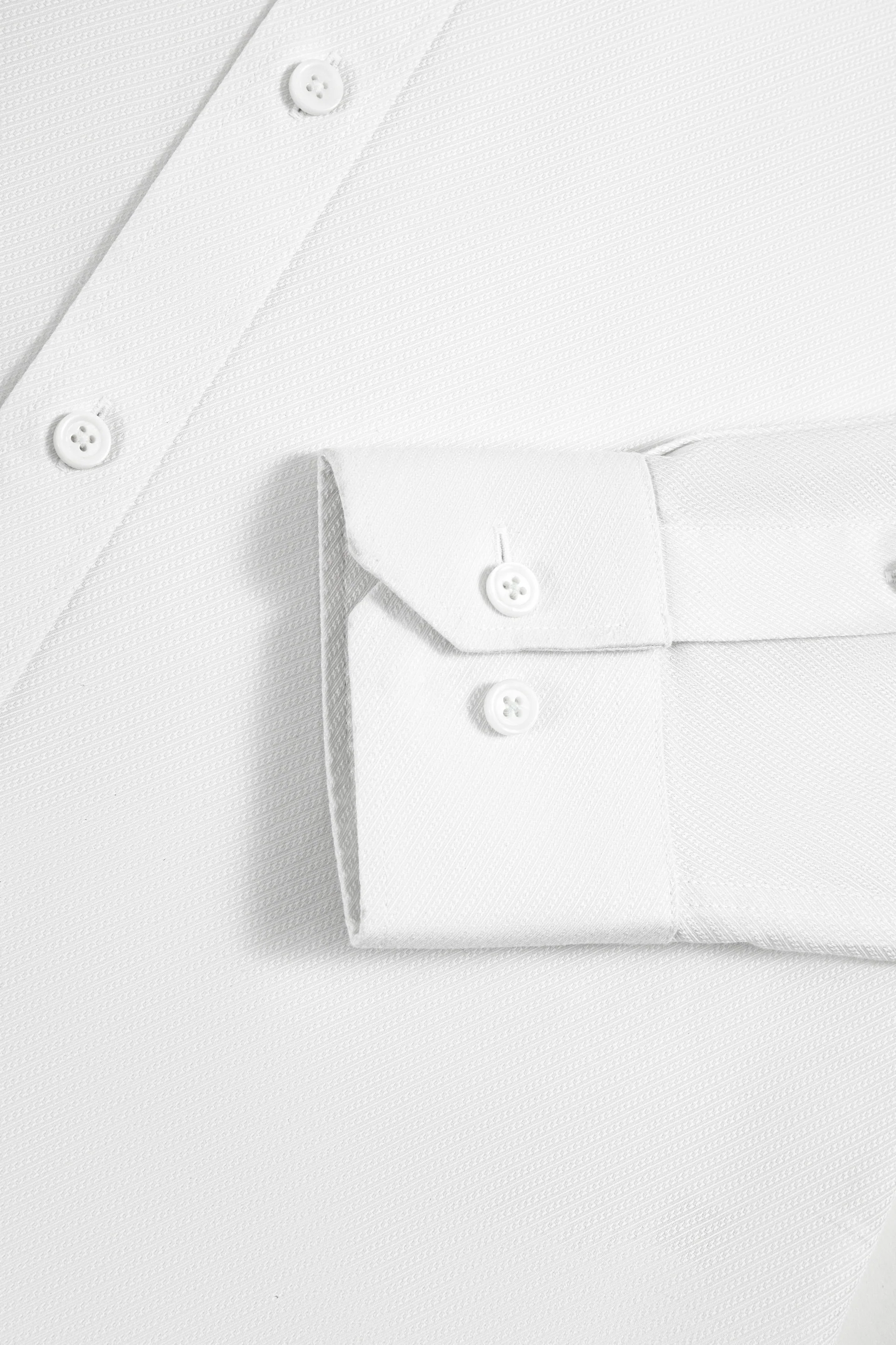 InstantCool Dobby Dress Shirt | Blanc White 27230N - Image 7