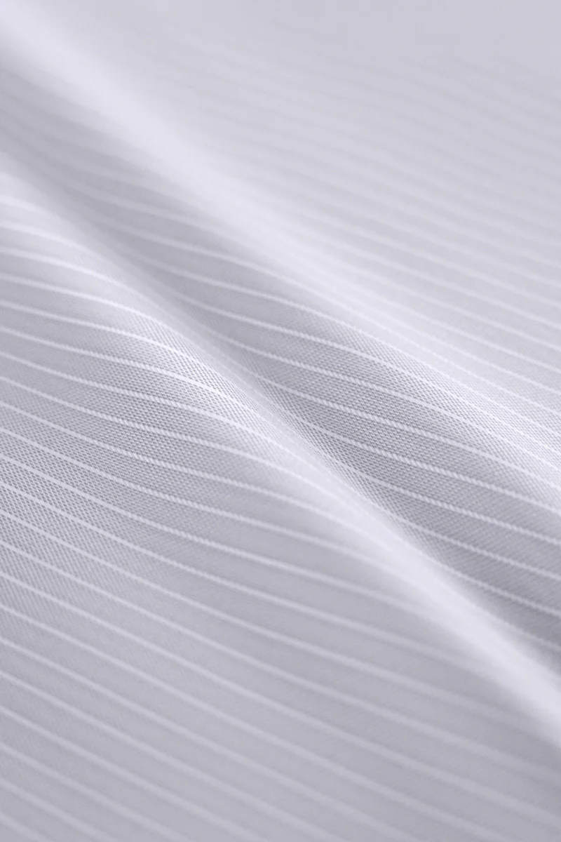 InstantCool Dobby Dress Shirt | Grey Stripes 19390N - Image 5