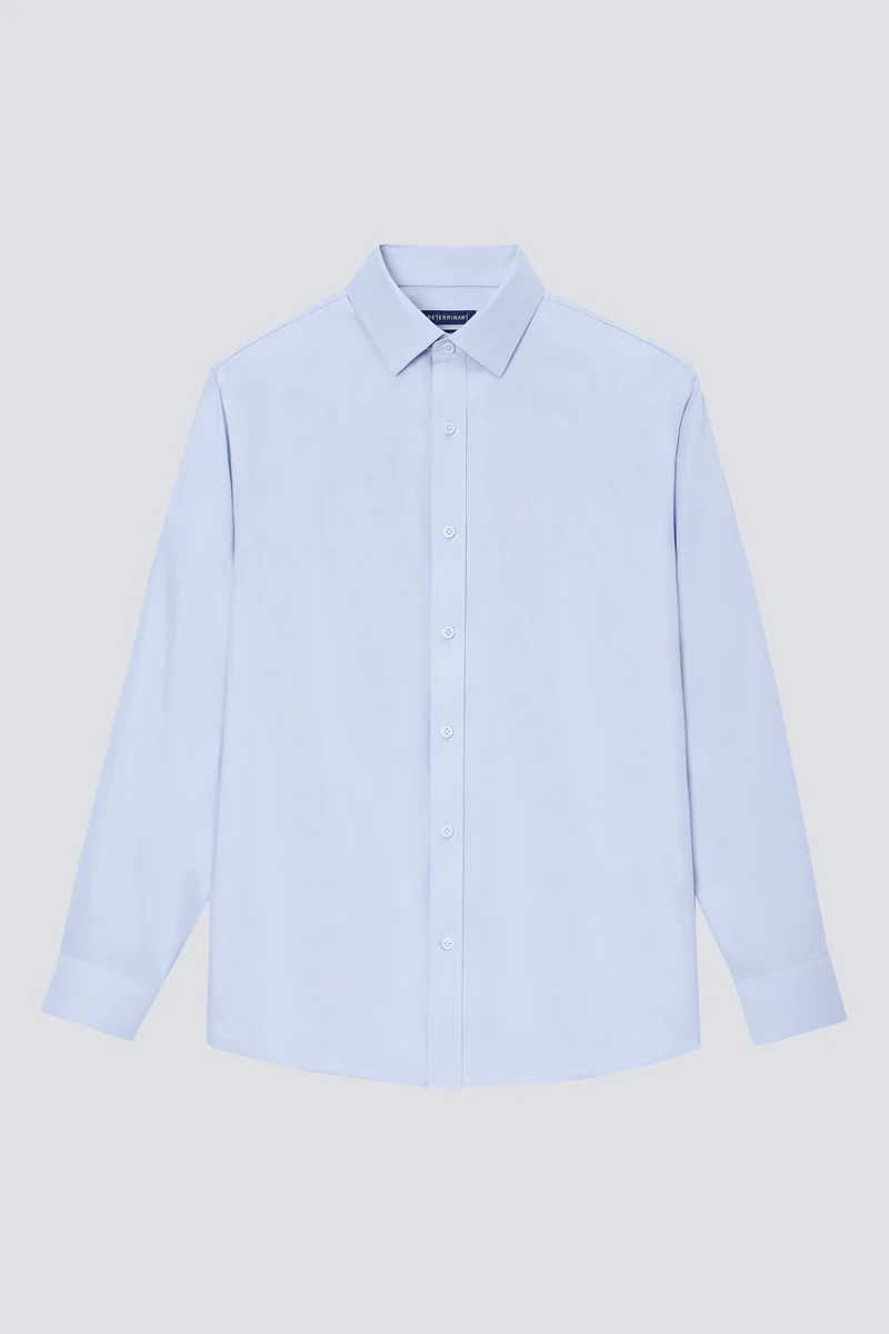 InstantCool Dobby Dress Shirt | Light Blue 17803N - Image 9