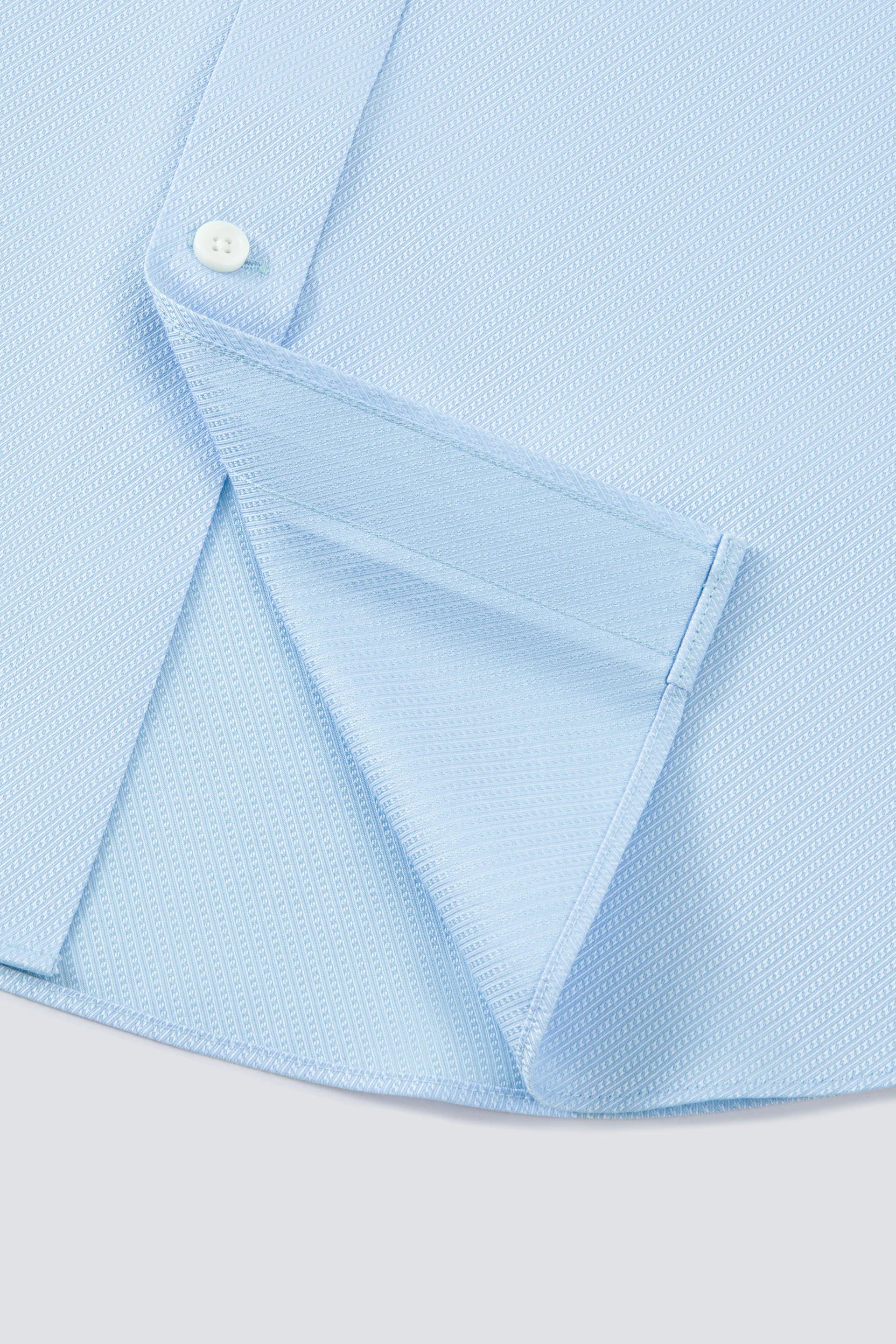 InstantCool Dobby Dress Shirt | Light Blue 26891N - Image 8