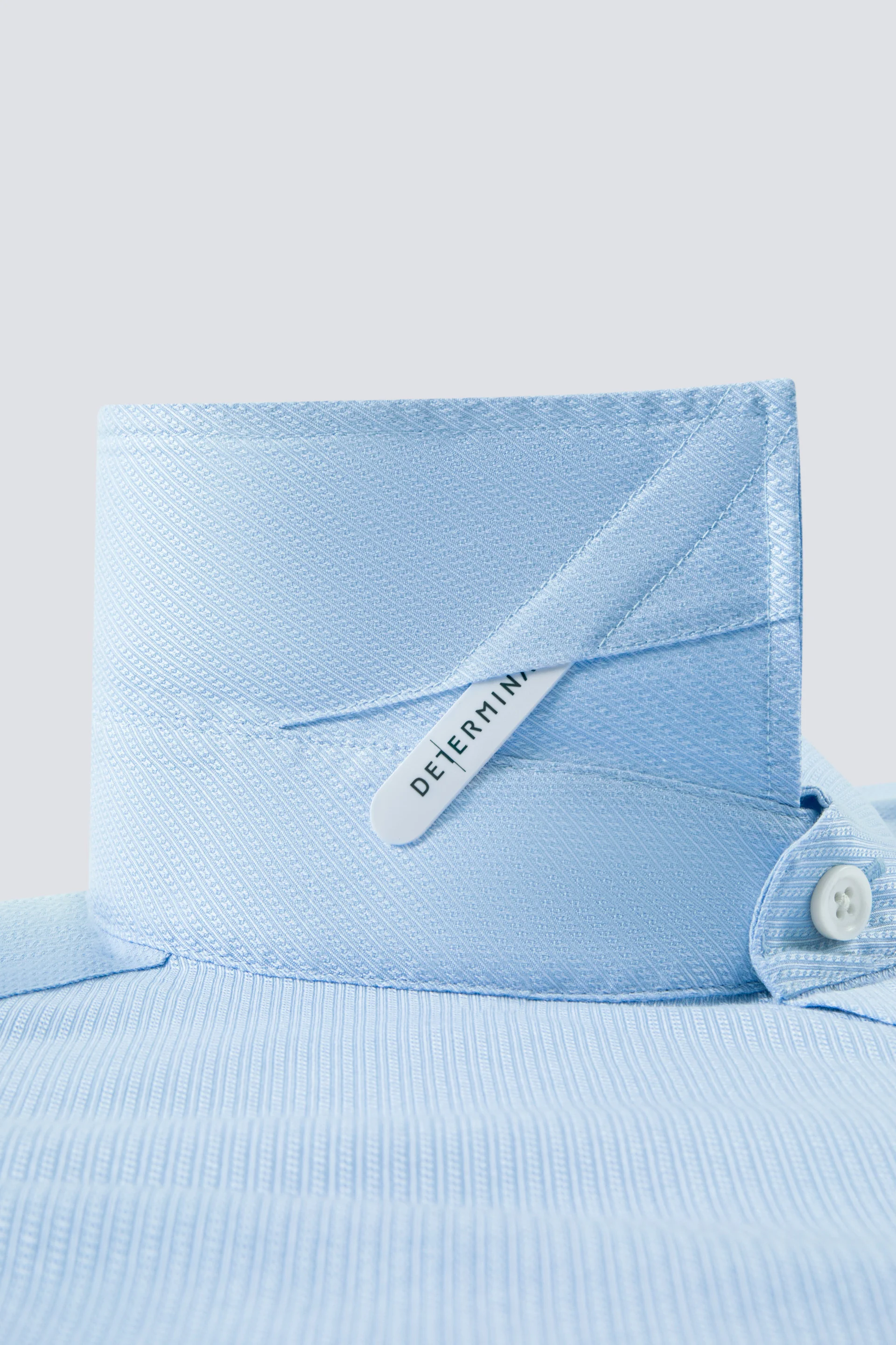 InstantCool Dobby Dress Shirt | Light Blue 26891N - Image 9