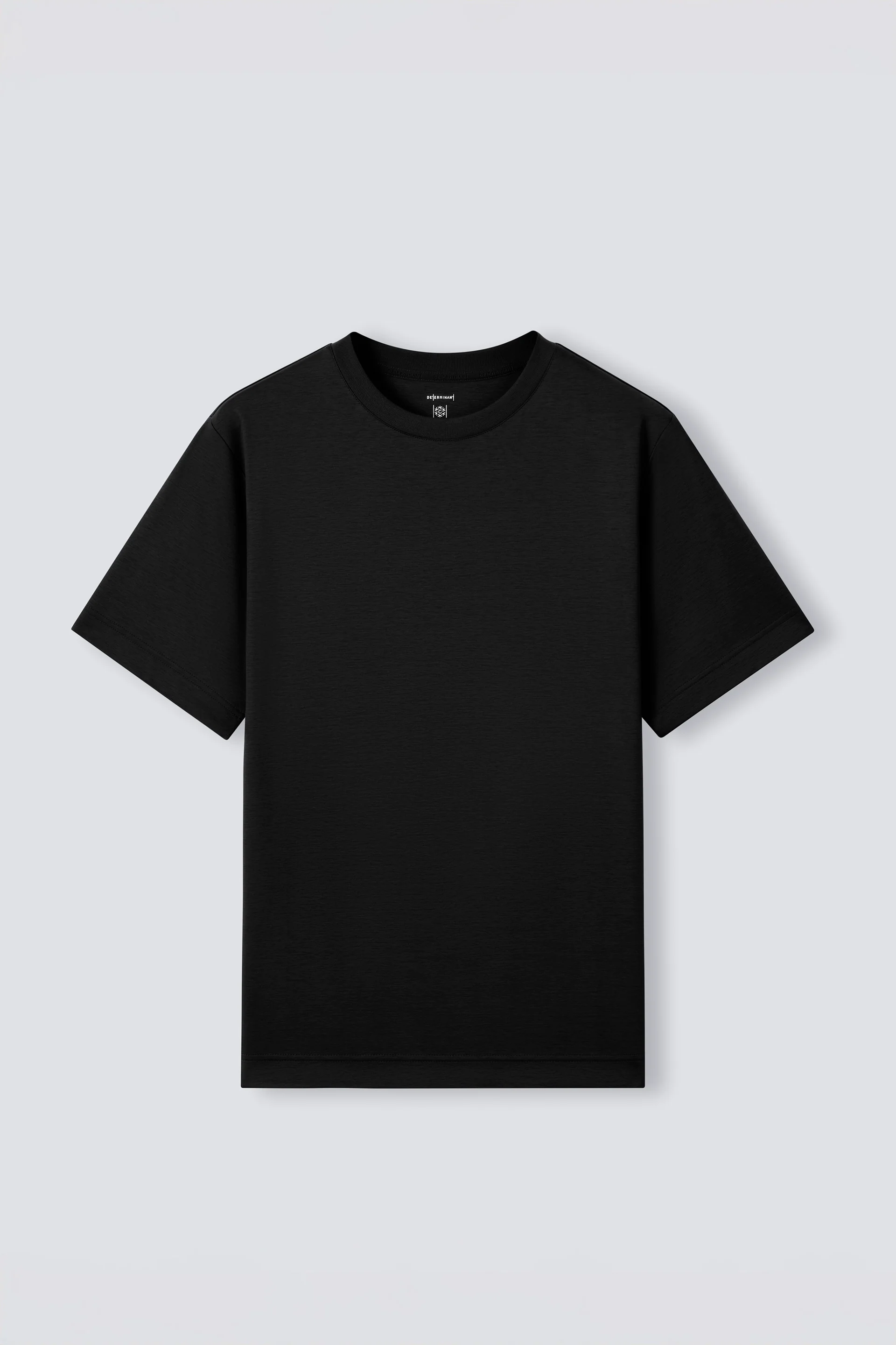 InstantCool Double-Face Knit Crew Neck T-shirt | Black BKFD01 - Image 4