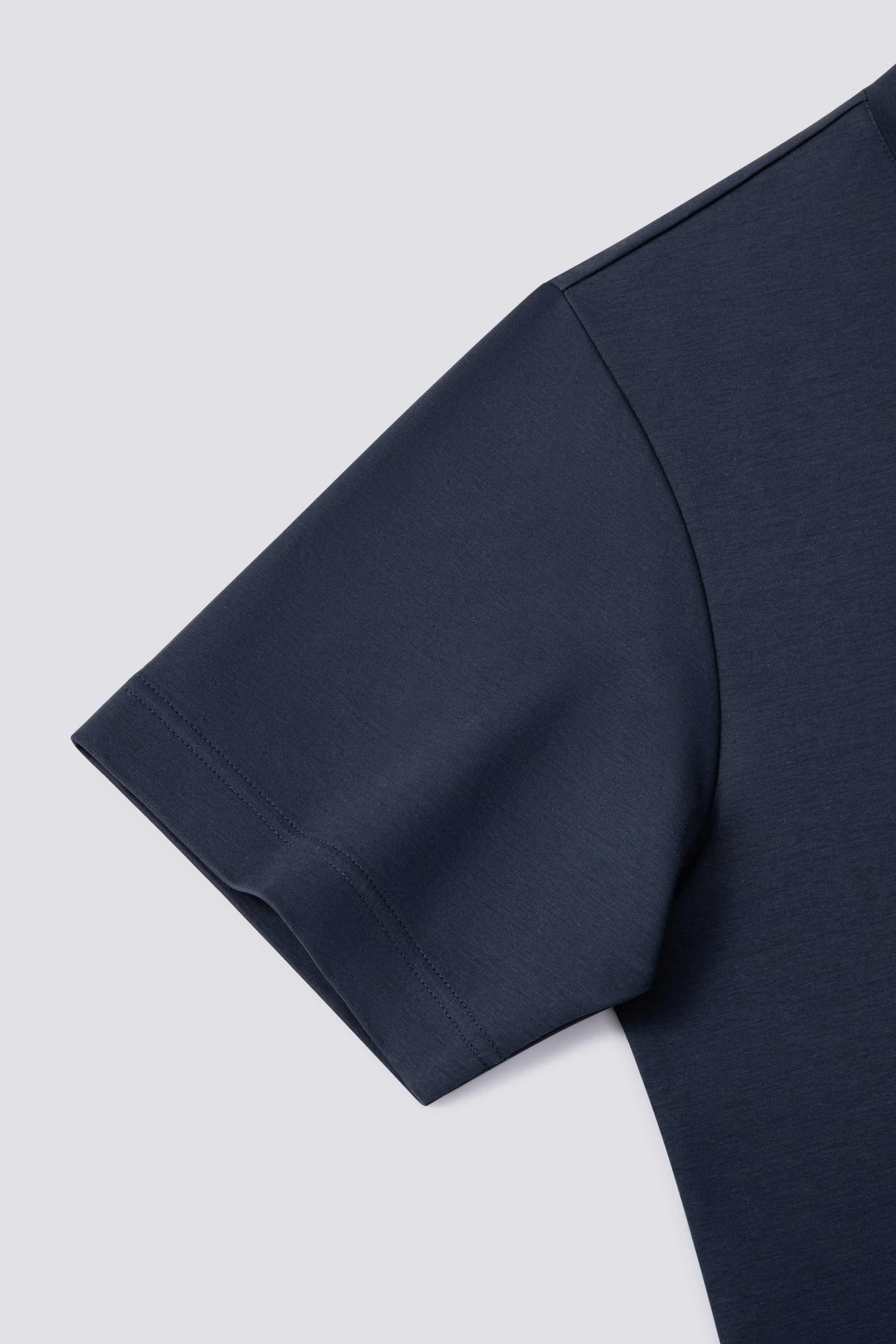 InstantCool Double-Face Knit Crew Neck T-shirt | Navy 14036N - Image 5
