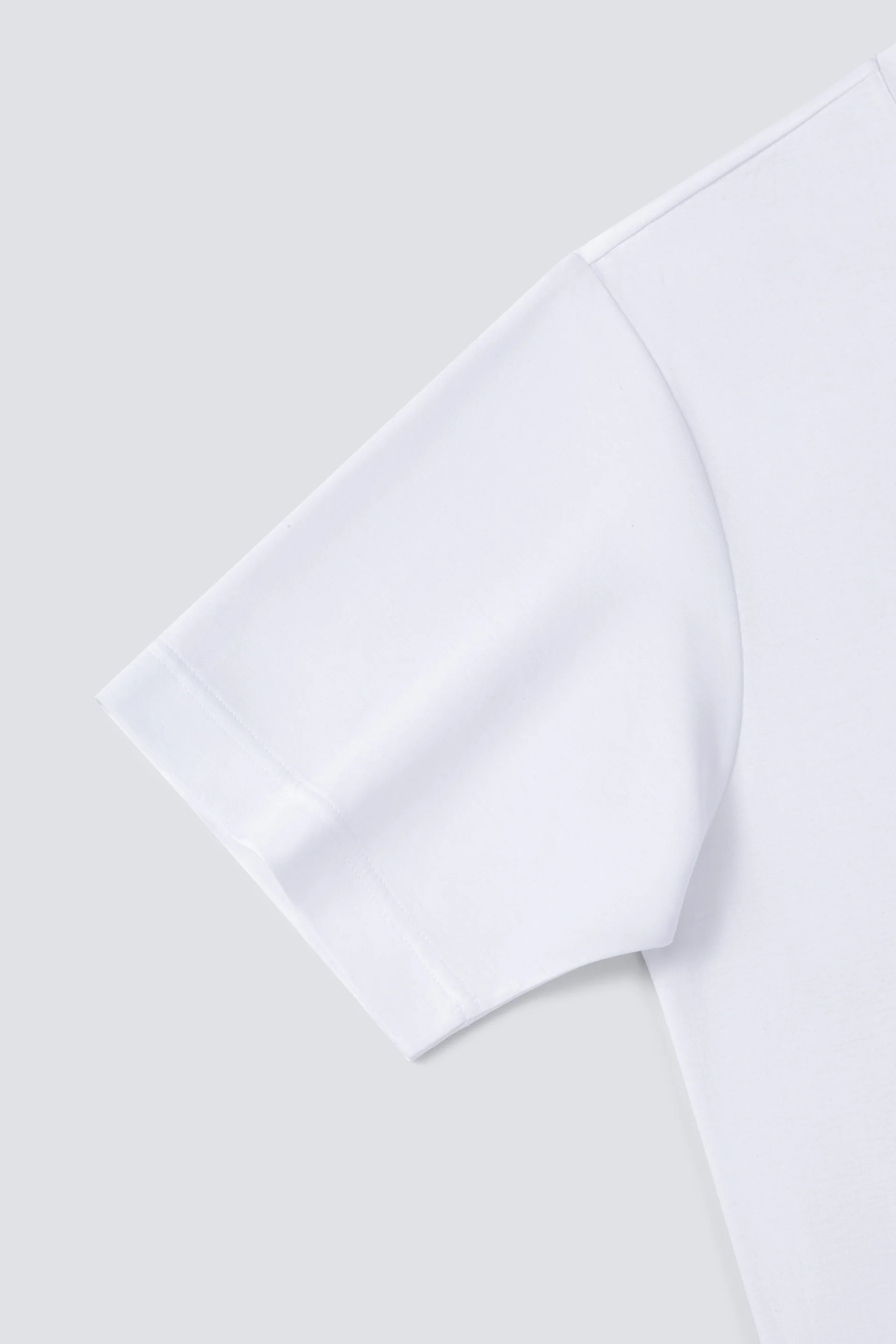 InstantCool Double-Face Knit Crew Neck T-shirt | White WH001Z - Image 5