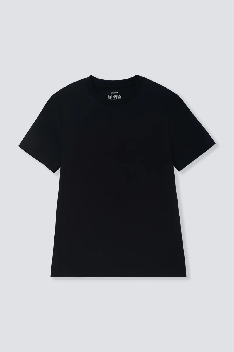 InstantCool Jersey Crew Neck T-Shirt | Black BKFD01 - Image 10