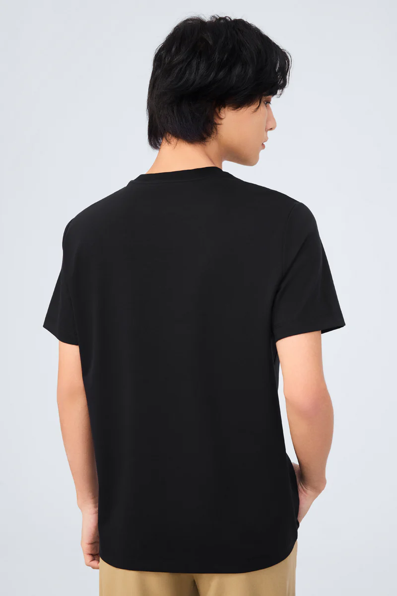 InstantCool Jersey Crew Neck T-Shirt | Black BKFD01 - Image 5