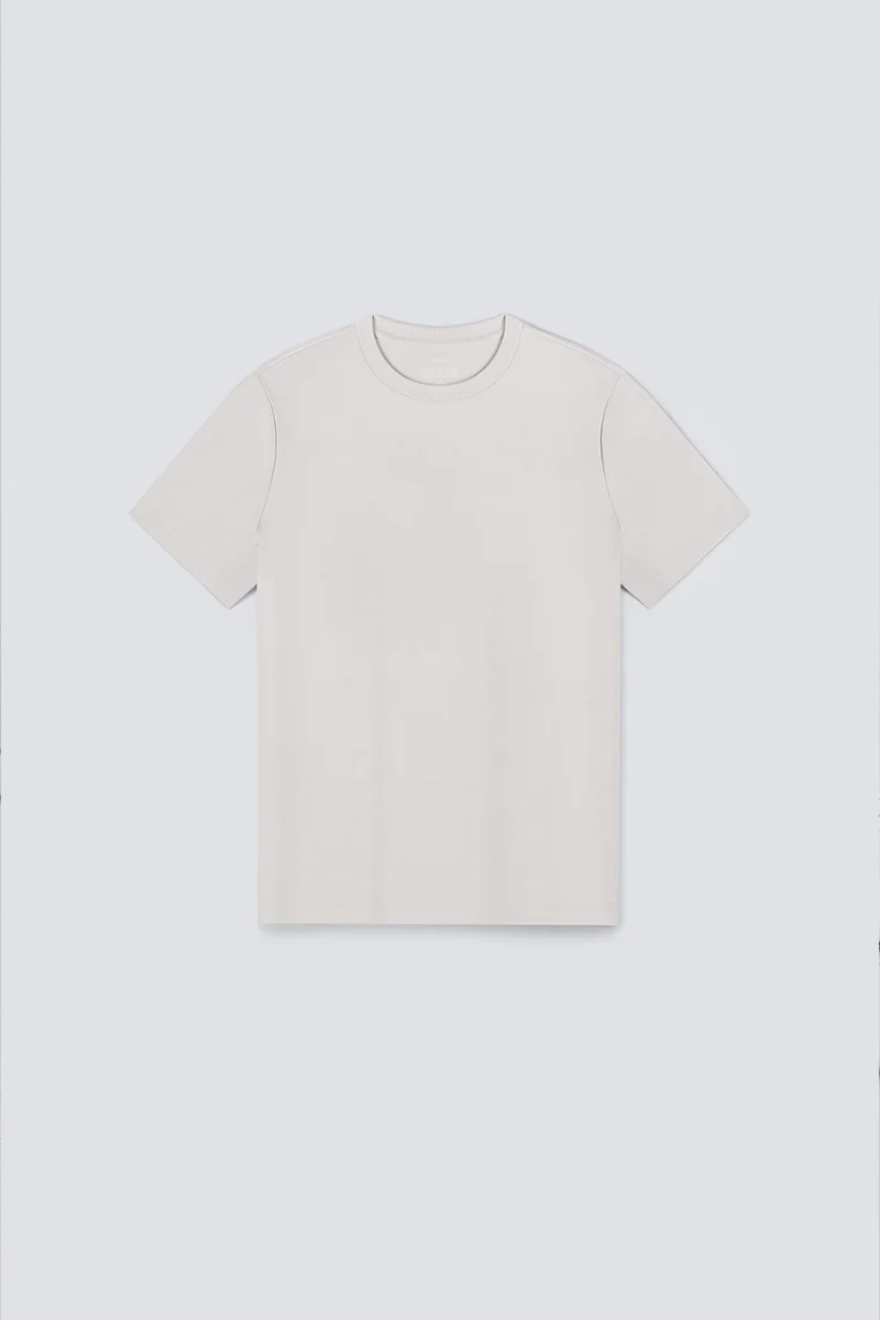 InstantCool Jersey Crew Neck T-Shirt | Light Grey GYFL01 - Image 3