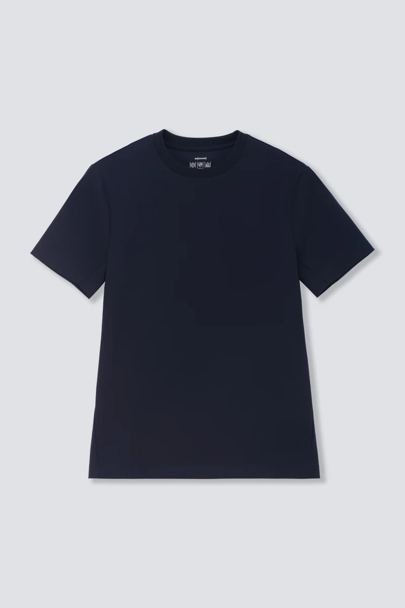 InstantCool Jersey Crew Neck T-Shirt | Navy NYE009 - Image 10