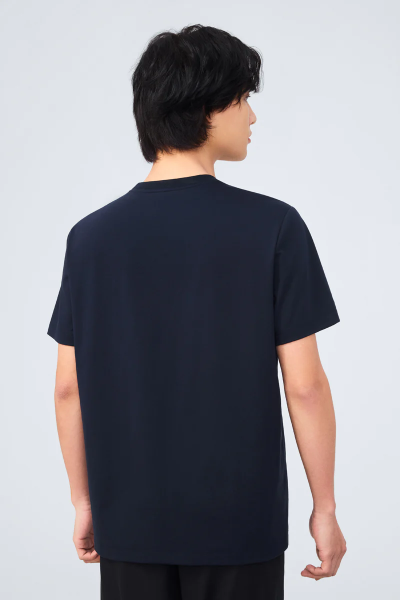 InstantCool Jersey Crew Neck T-Shirt | Navy NYE009 - Image 3