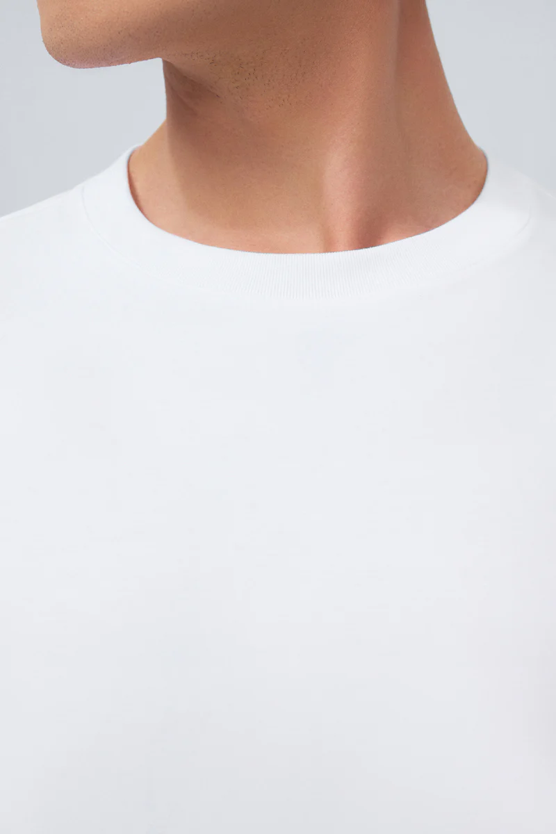 InstantCool Jersey Crew Neck T-Shirt | White WH001Z - Image 3