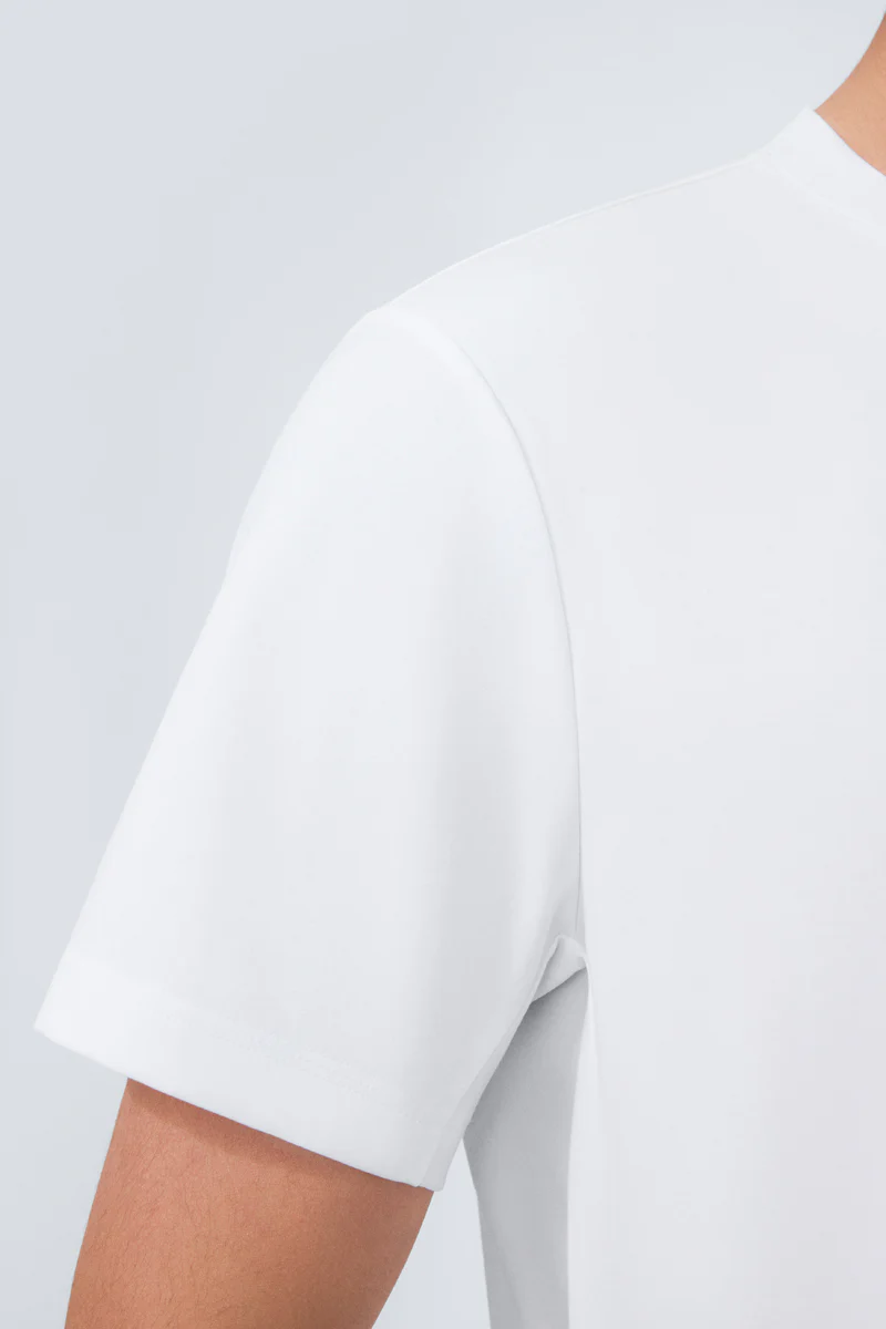 InstantCool Jersey Crew Neck T-Shirt | White WH001Z - Image 4