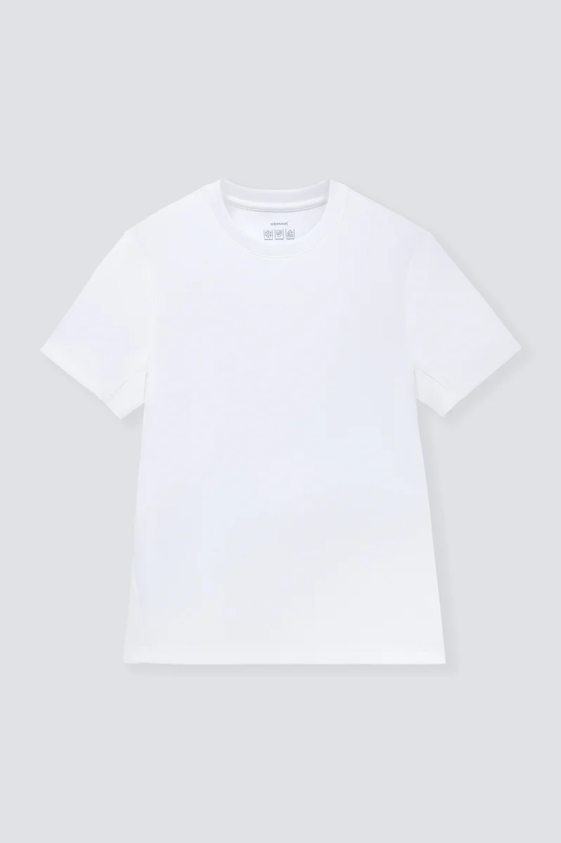 InstantCool Jersey Crew Neck T-Shirt | White WH001Z - Image 6