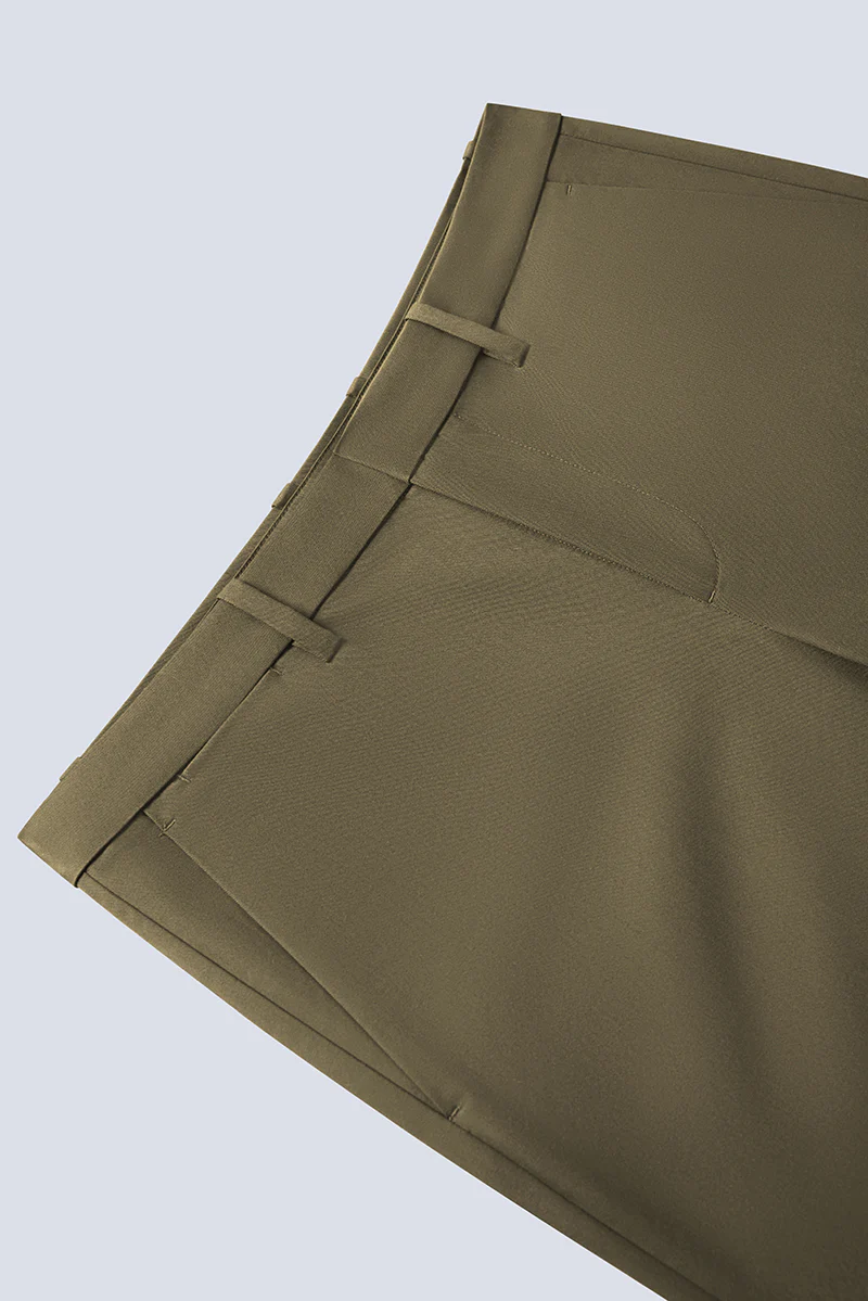 InstantCool Lightweight Twill Smart Pants | Dark Green 22623N - Image 5