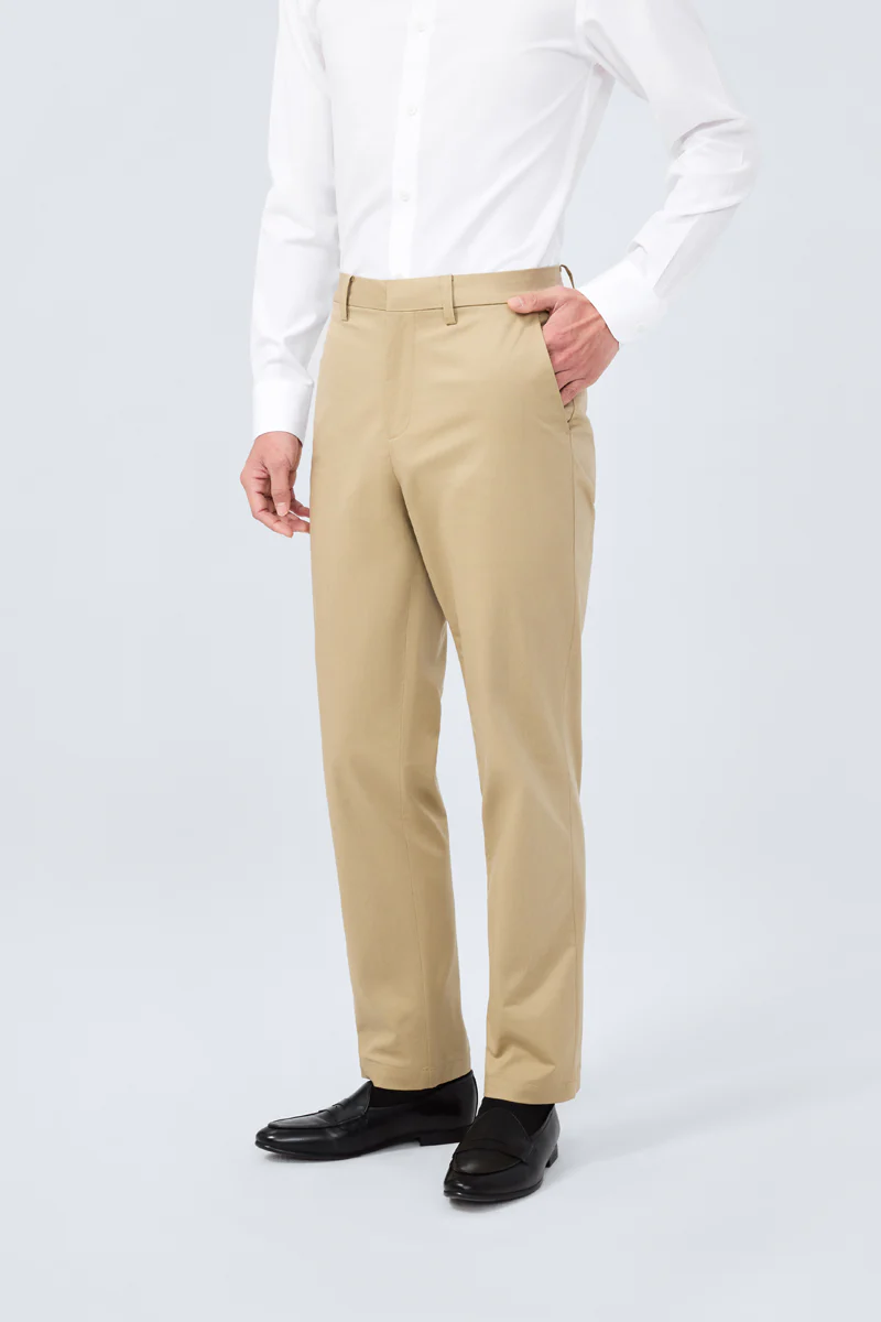 InstantCool Lightweight Twill Smart Pants | Dark Khaki GNE426 - Image 2