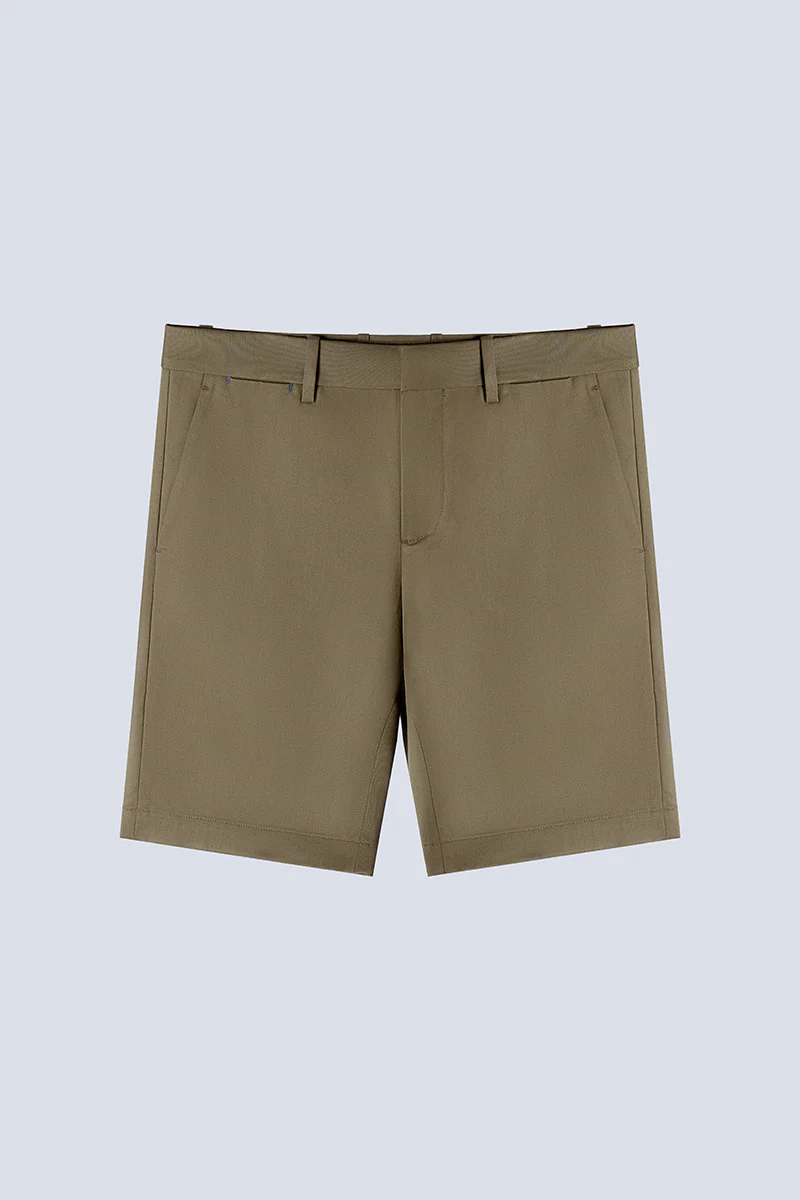 InstantCool Lightweight Twill Smart Shorts | Dark Green 22623N - Image 7