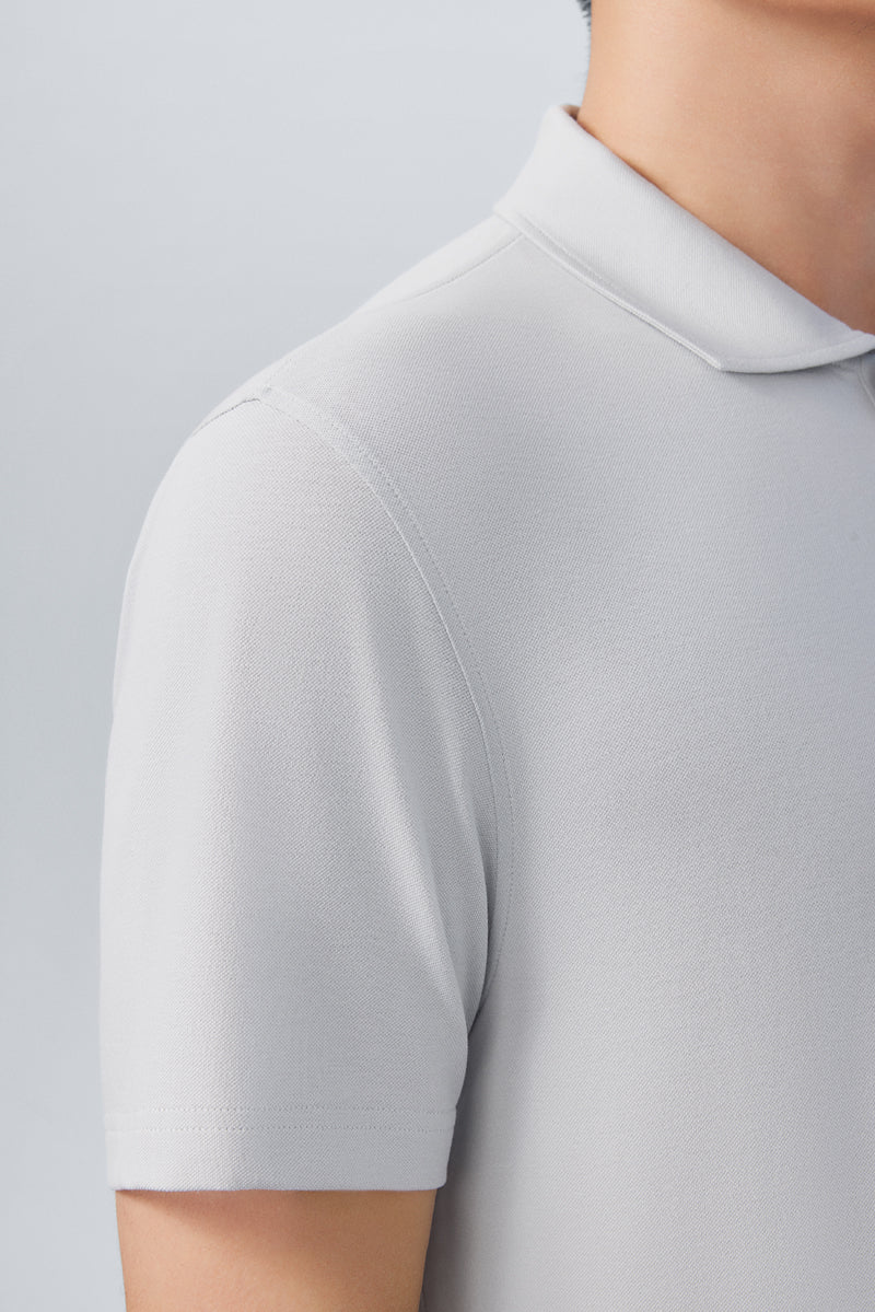 InstantCool Pique Polo | Grey GYE128 - Image 5