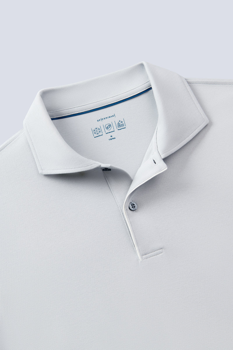 InstantCool Pique Polo | Grey GYE128 - Image 6