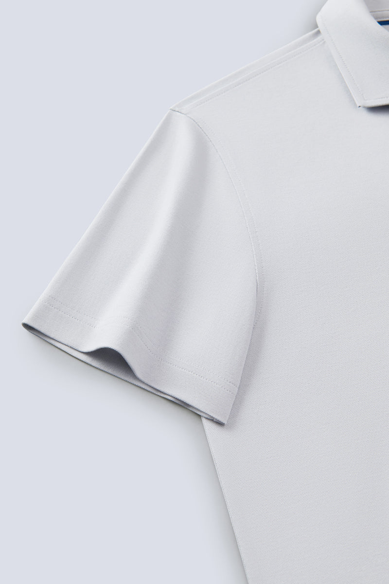 InstantCool Pique Polo | Grey GYE128 - Image 7