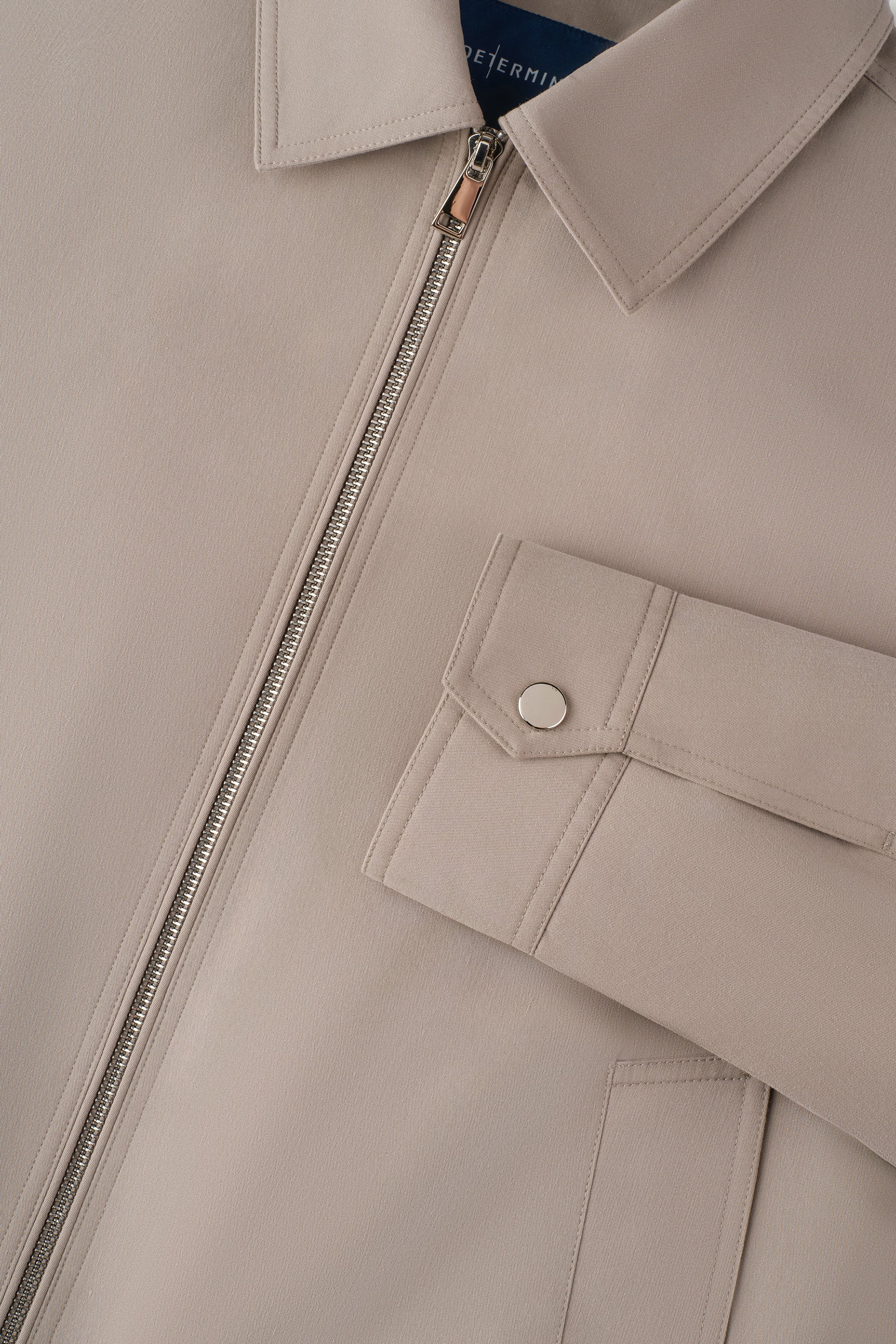 Insulated Blouson Jacket | Khaki Grey 5903NZ - Image 4