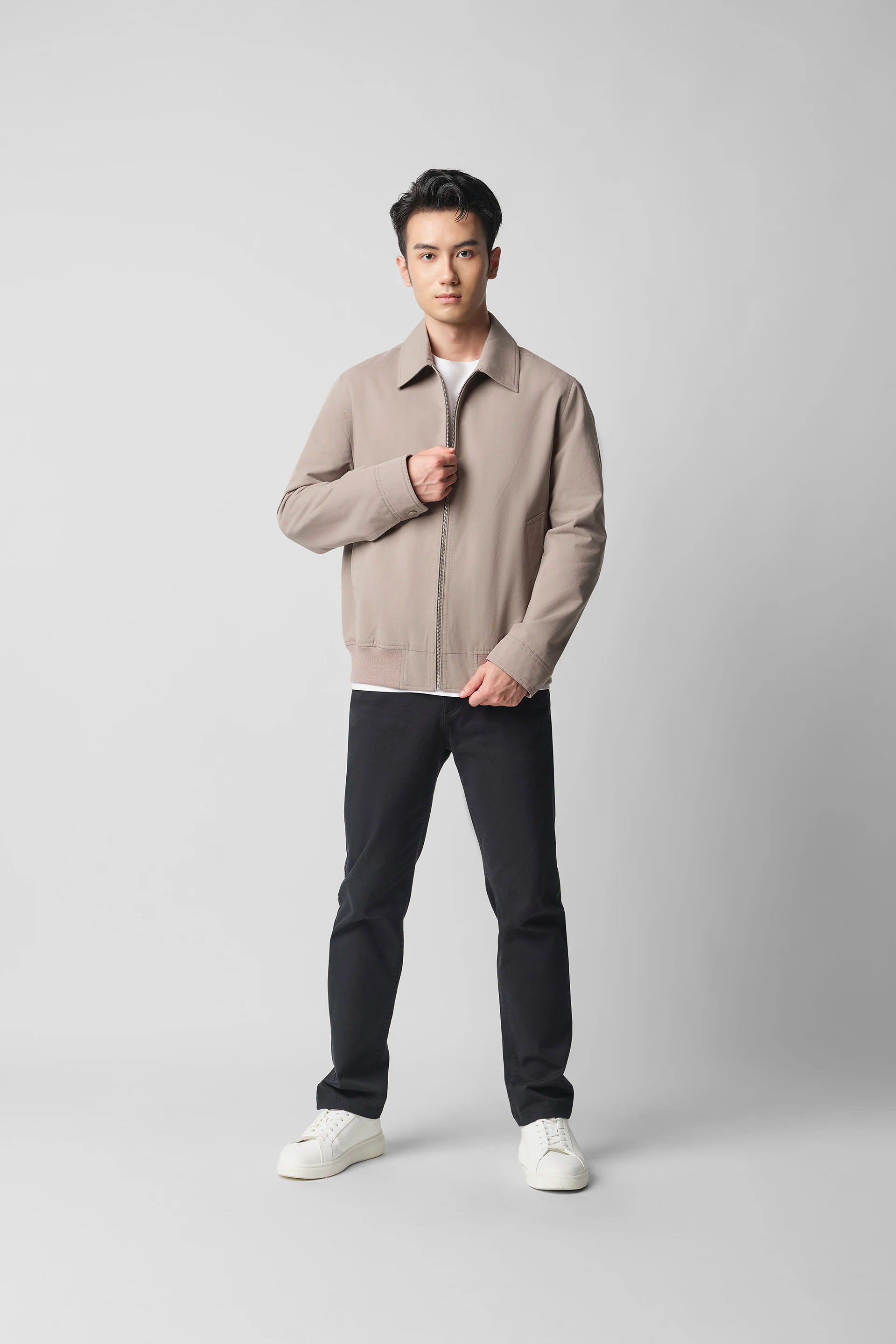 Insulated Blouson Jacket | Khaki Grey 5903NZ - Image 6