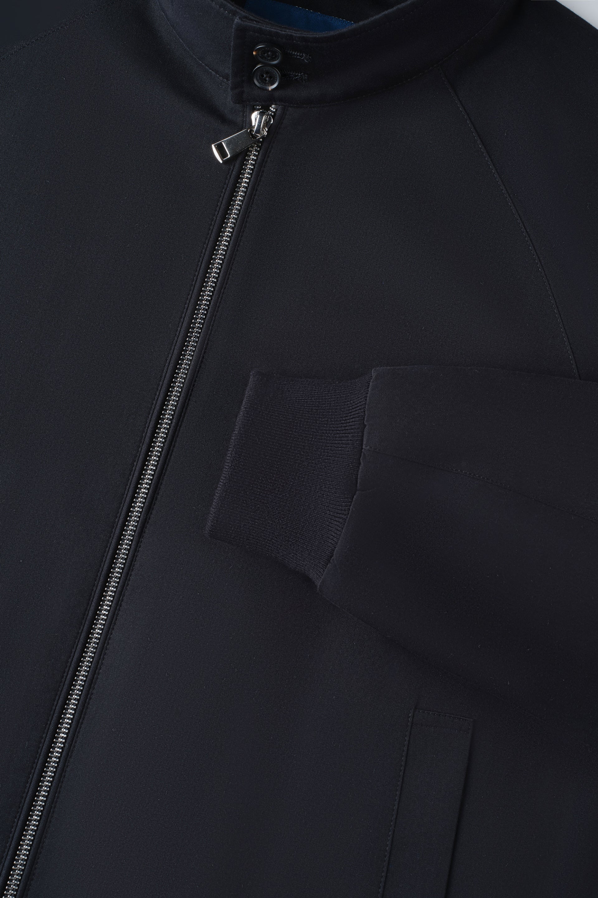 Insulated Harrington Jacket | Black BKFD01 - Image 4