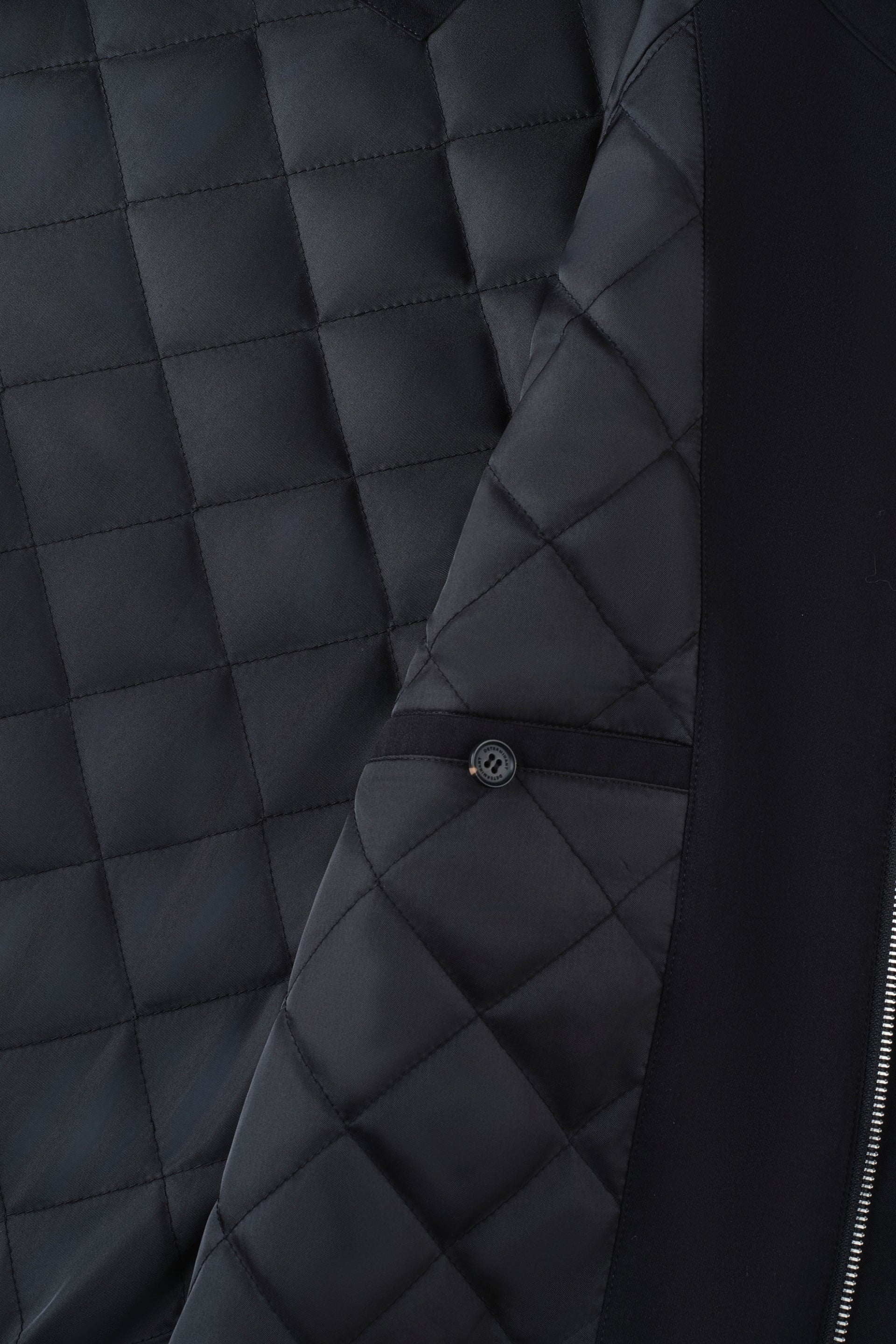 Insulated Harrington Jacket | Black BKFD01 - Image 5