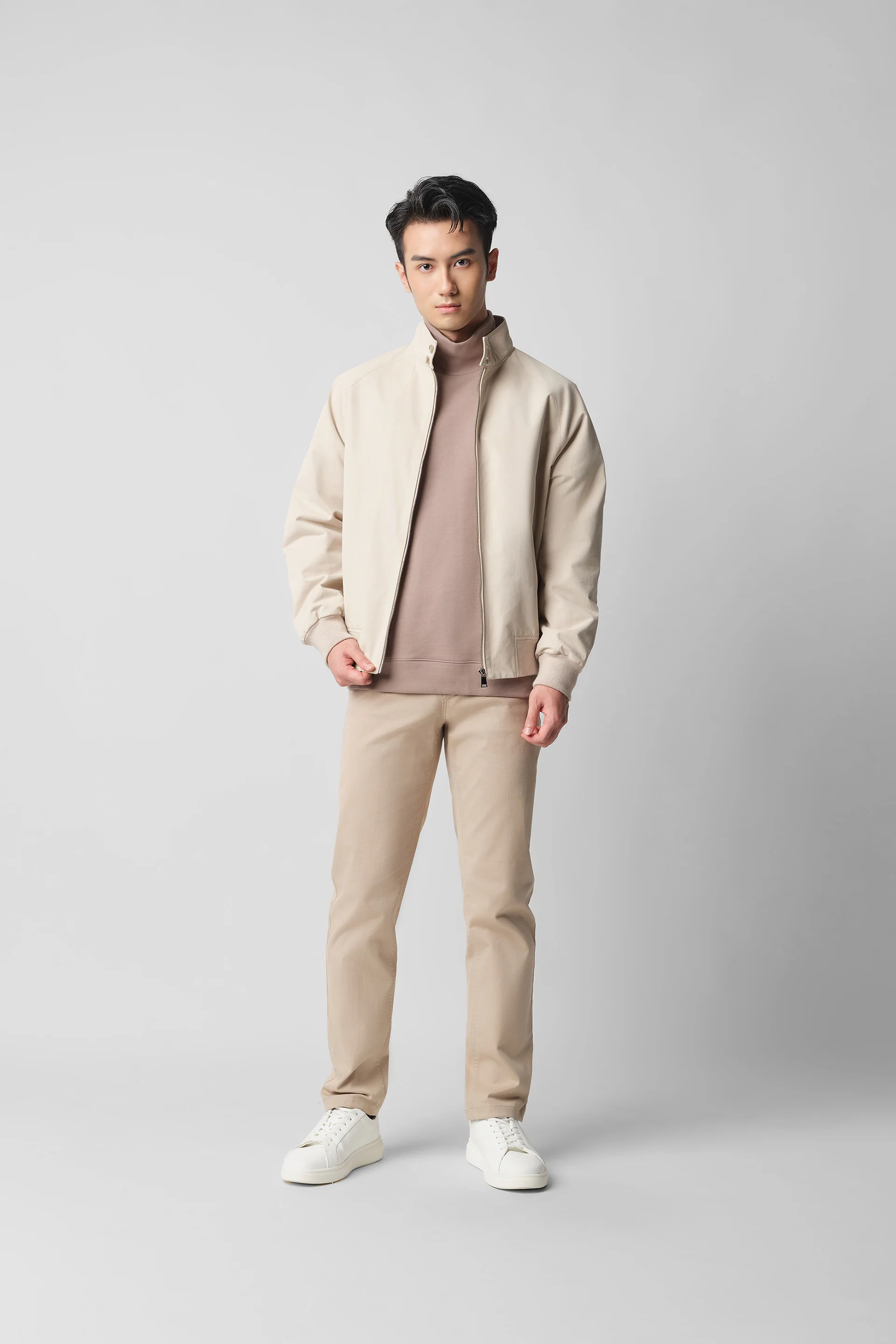 Insulated Harrington Jacket | Khaki 5090NZ - Image 6
