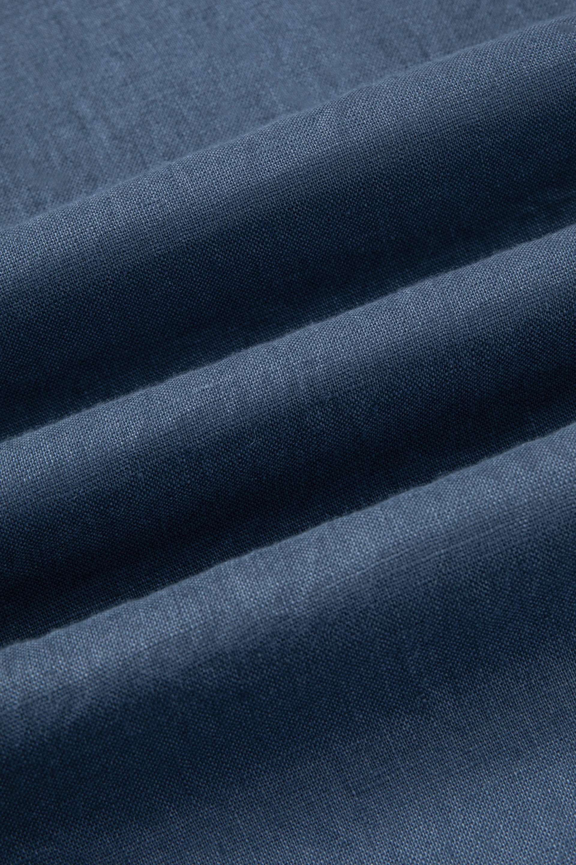 Linen Casual Shirt | Ensign Blue 25560P - Image 8