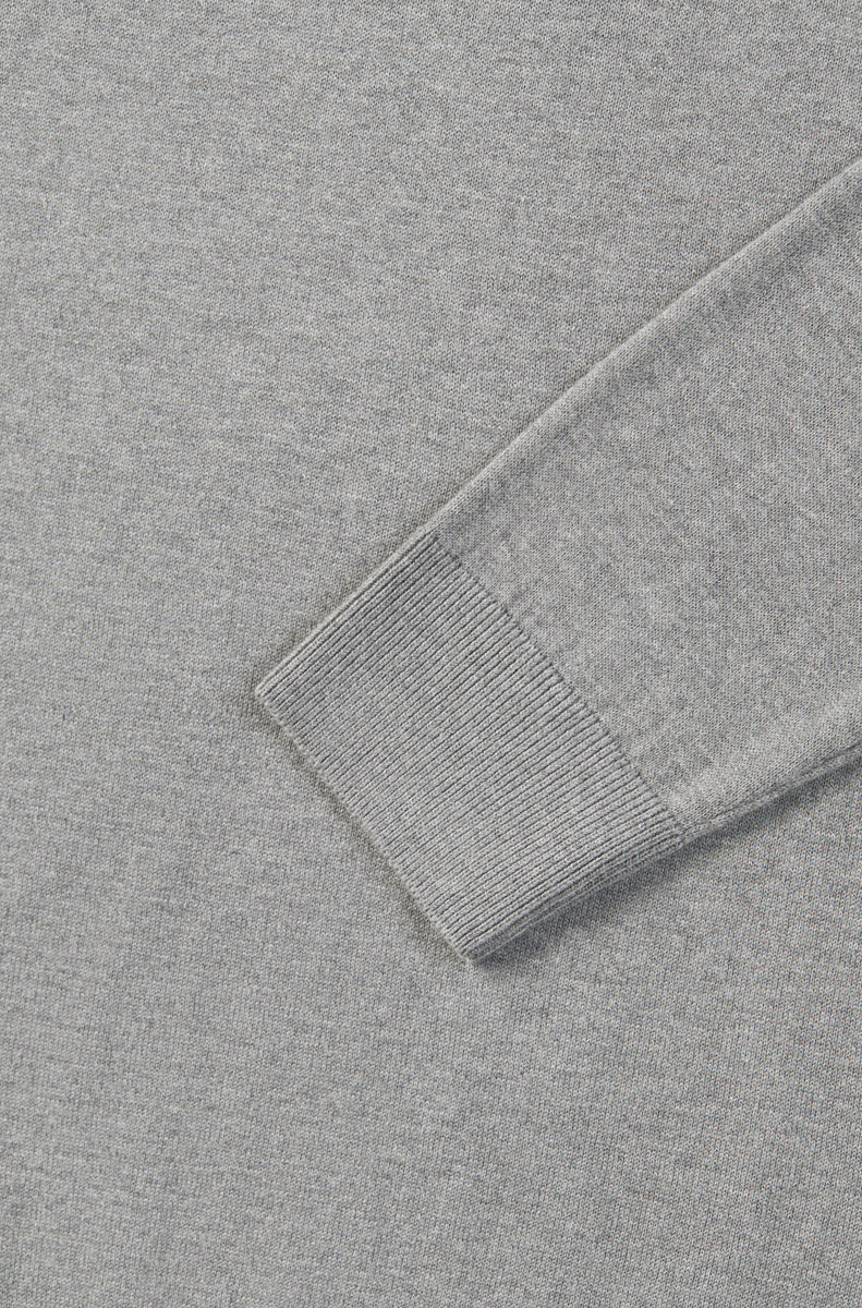 Merino-Blend Crew Neck Sweater | Grey EGBC25 - Image 12