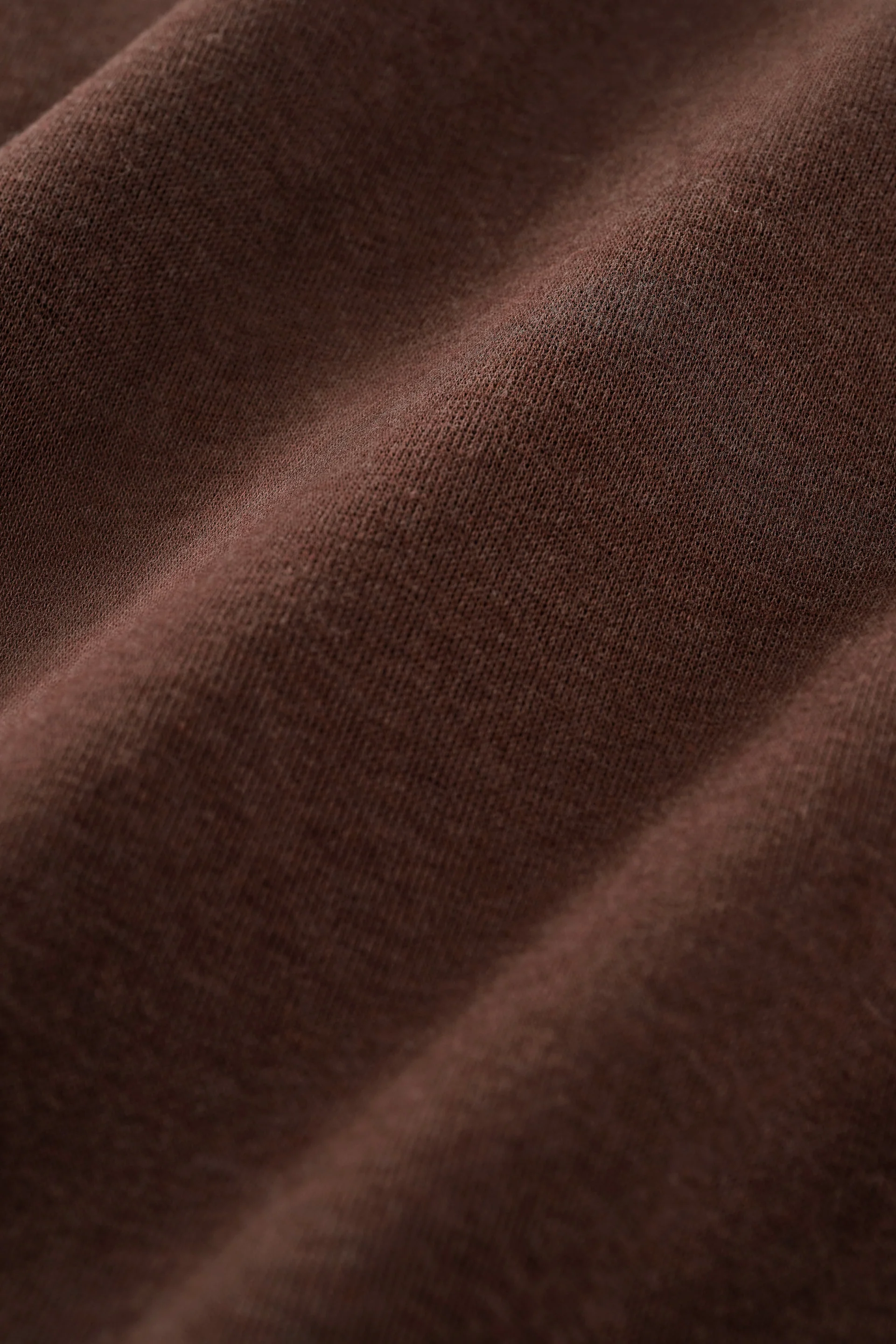 Merino-Blend French Rib Shawl Collar Cardigan | Deep Brown VE3771 - Image 4